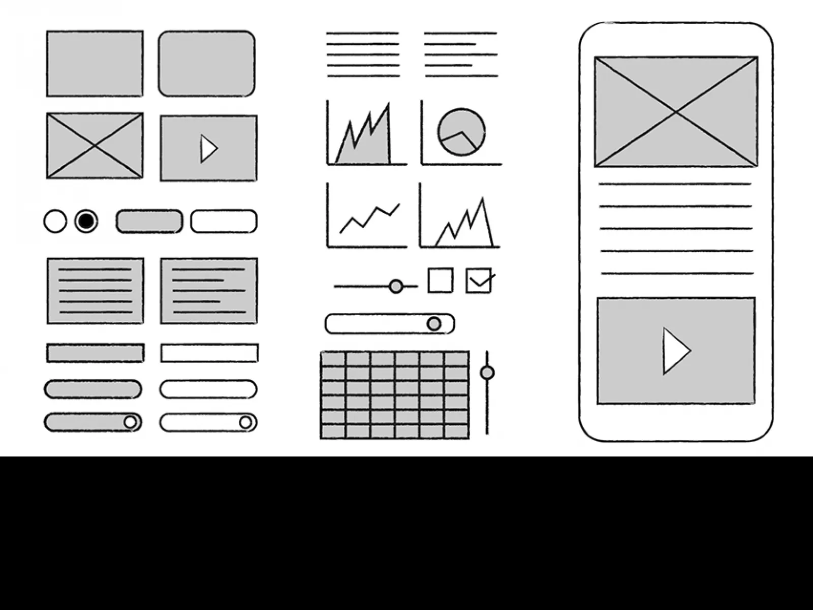 Hand Drawn Wireframe Kit  - Free Figma Template