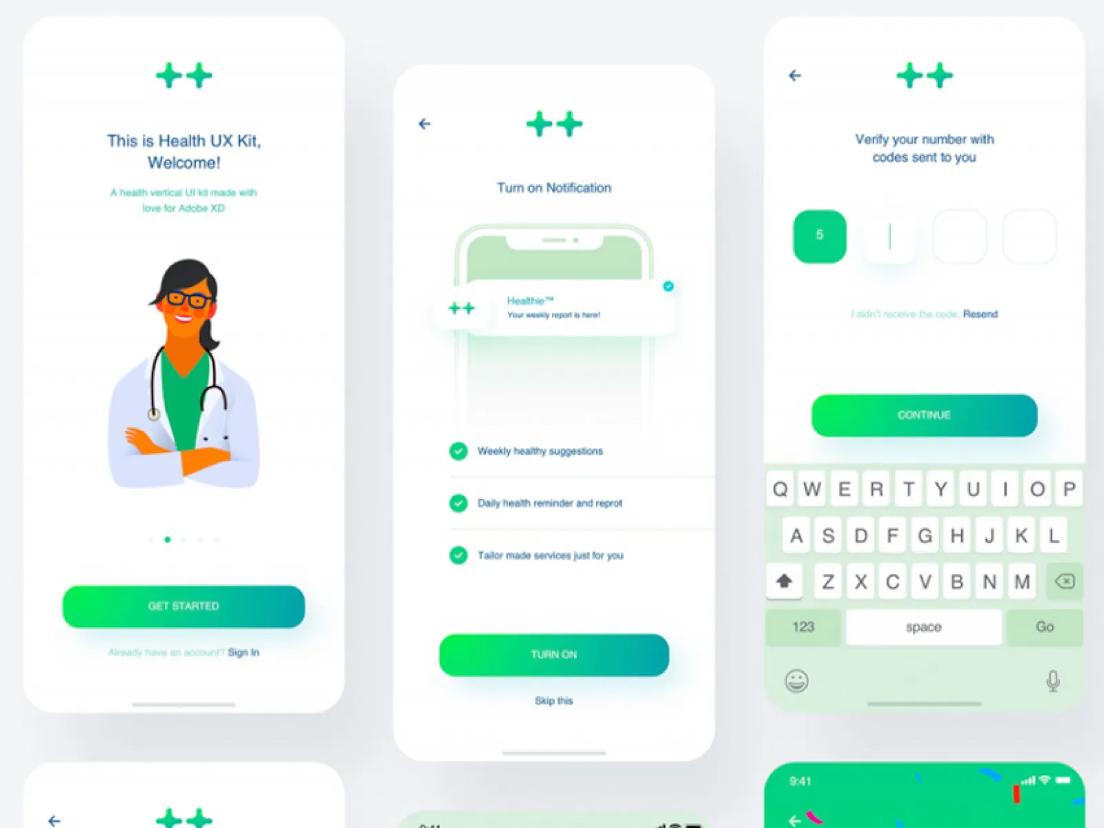 Healthy Industry UI Kit  - Free Figma Template