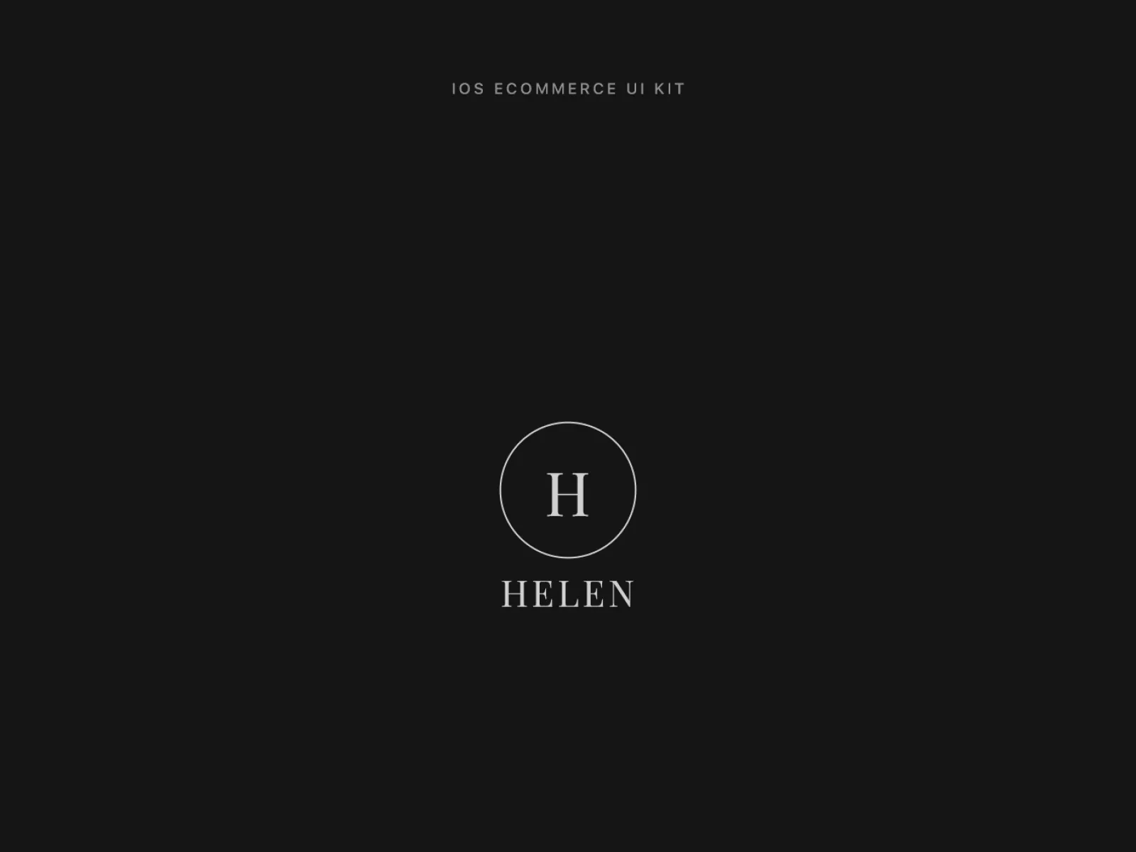 Helen iOS eCommerce UI Kit  - Free Figma Template
