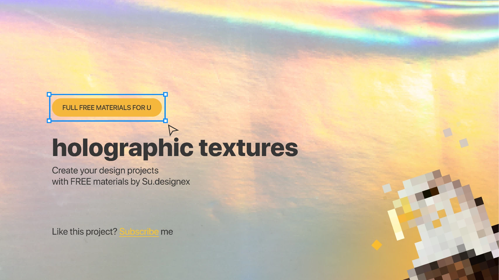 Holographic textures for Figma and Adobe XD