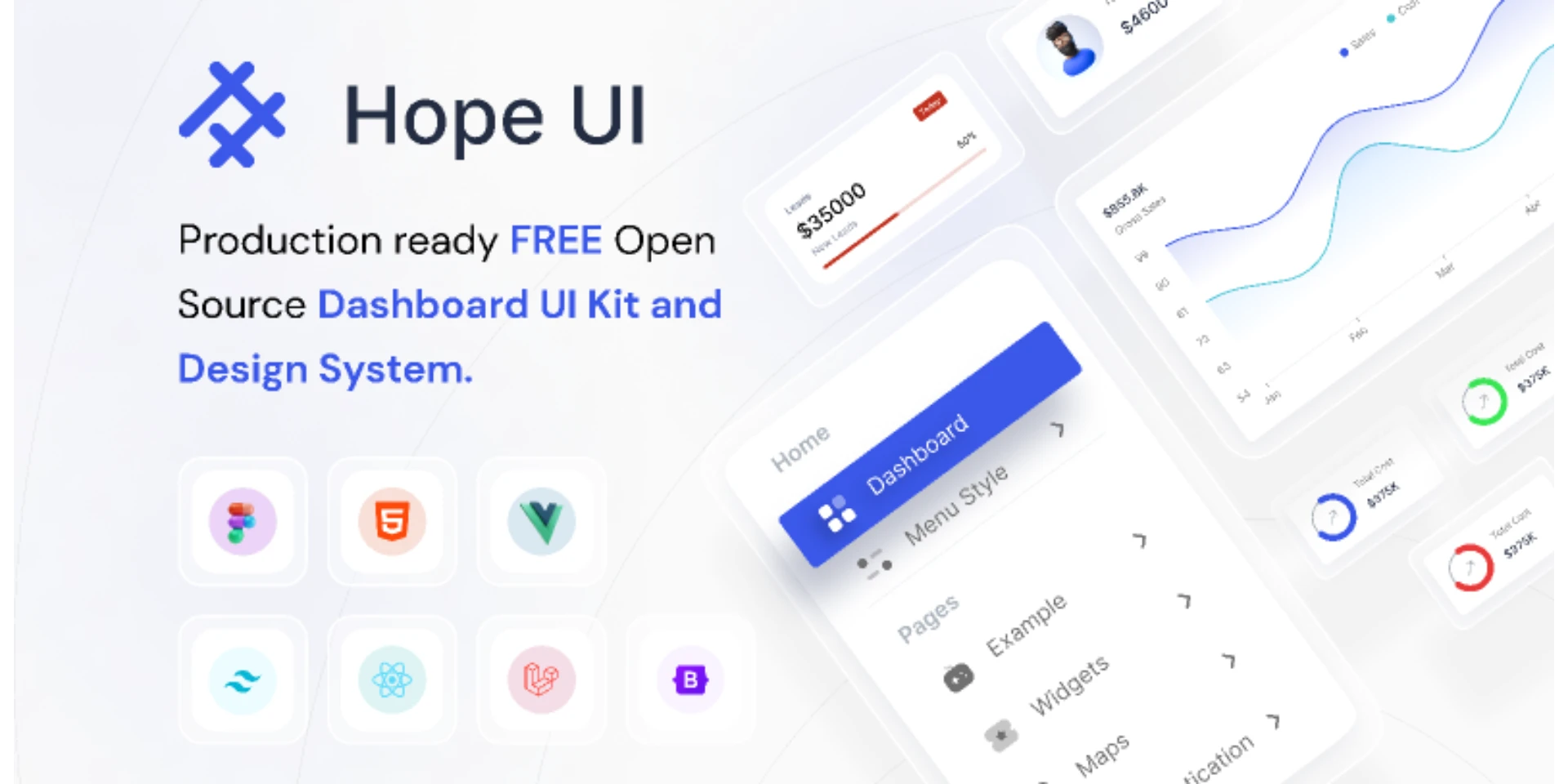 Hope UI Admin | Free Open Source Bootstrap 5 Admin Template for Figma and Adobe XD