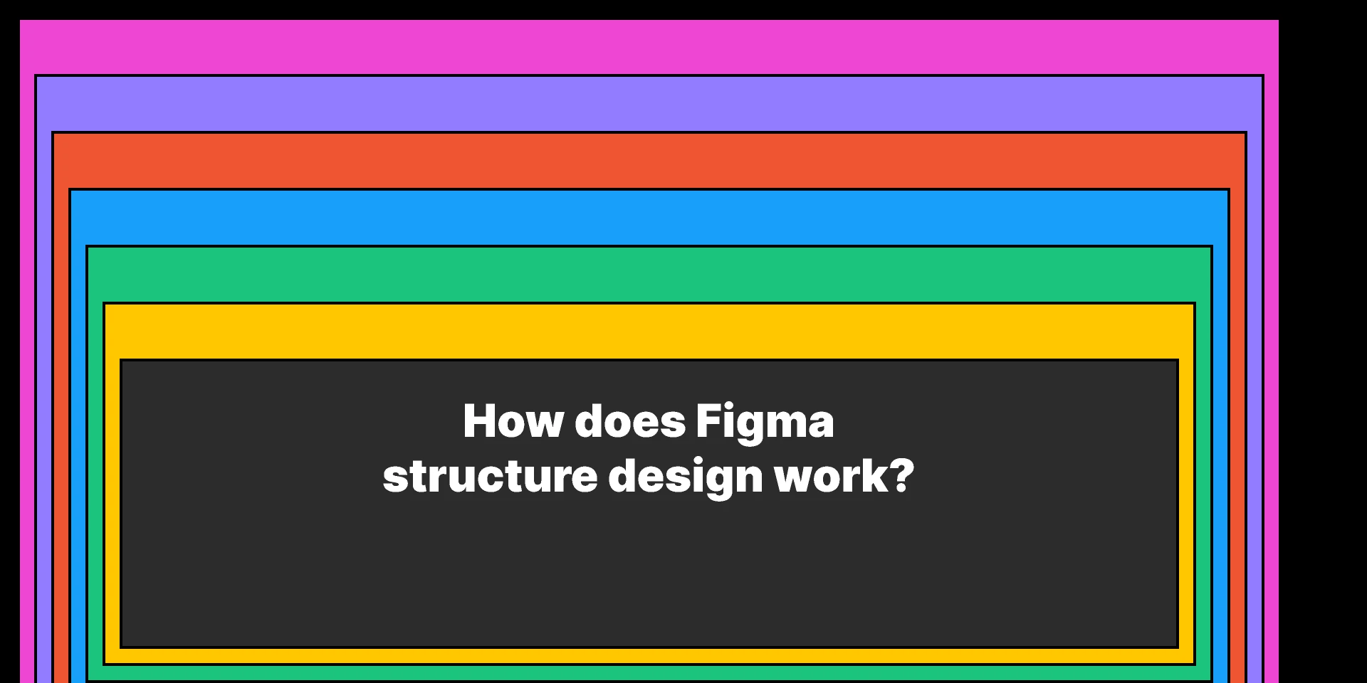 How does Figma structure work? for Figma and Adobe XD