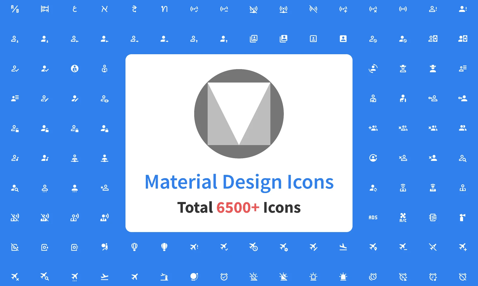 Icon Design System - Material Design Icons for Figma and Adobe XD