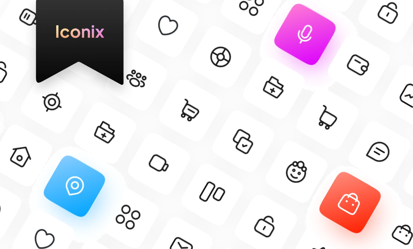 Iconix by Rijal for Figma and Adobe XD