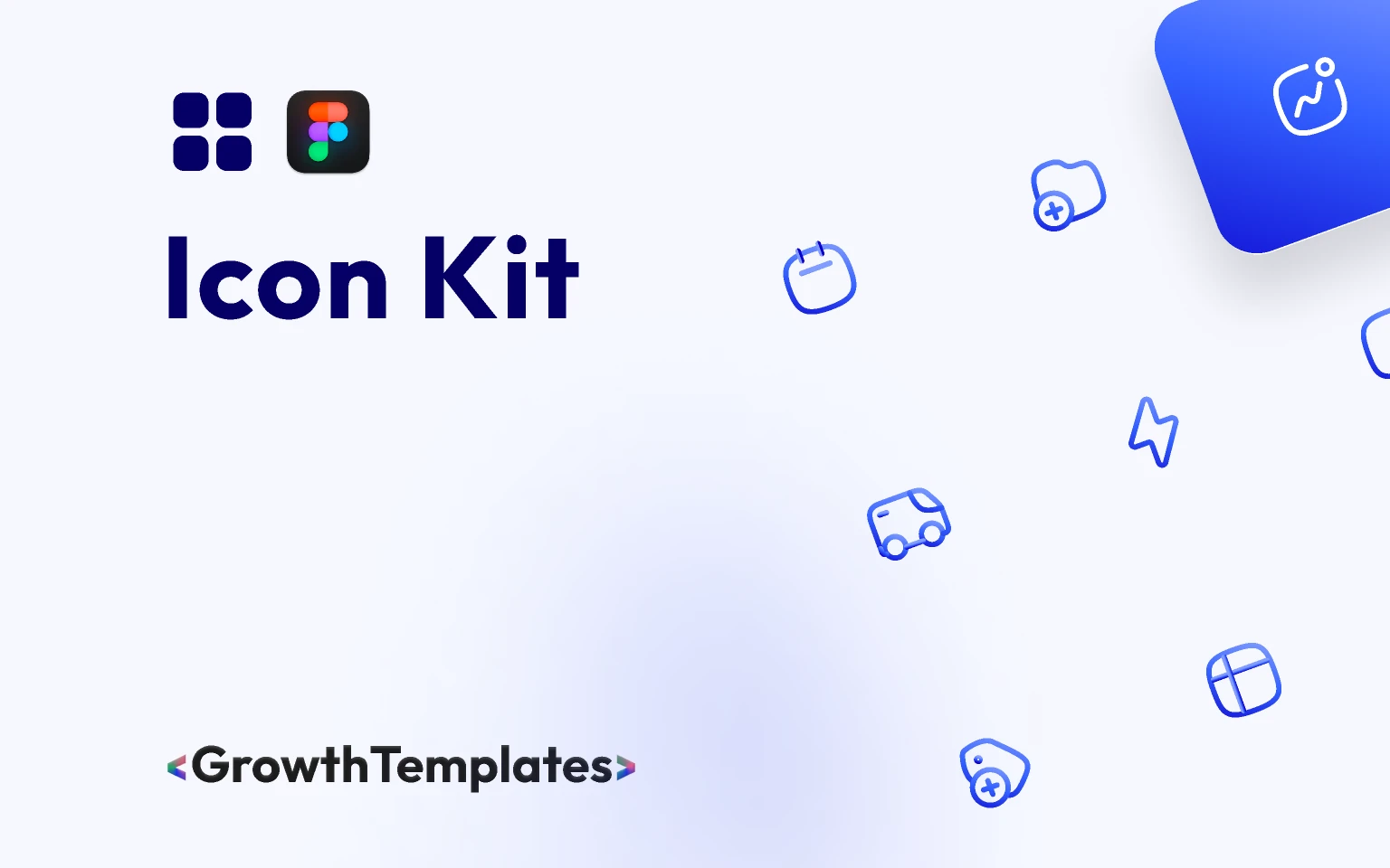 Icons Kit | GrowthTemplates for Figma and Adobe XD