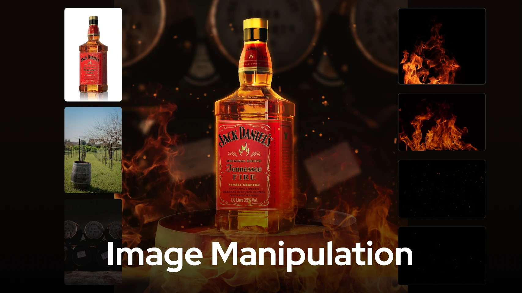 Image Manipulation  Jack Daniels for Figma and Adobe XD