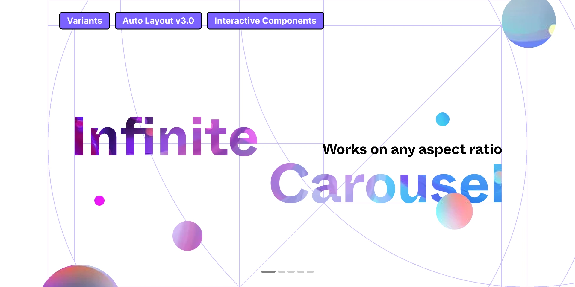 Infinite Carousel(Interactive Component) for Figma and Adobe XD