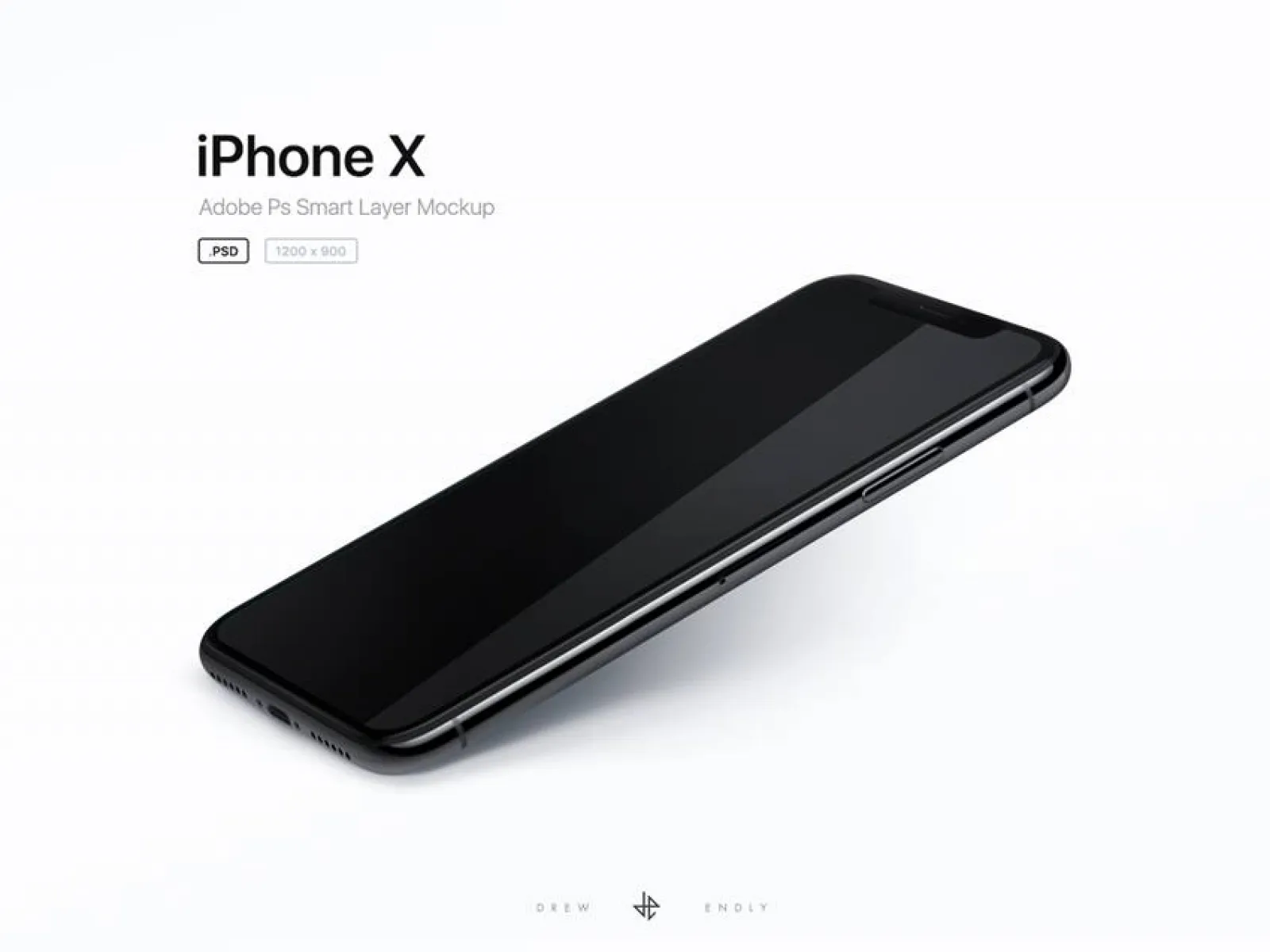 iPhone X Perspective  - Free Figma Template