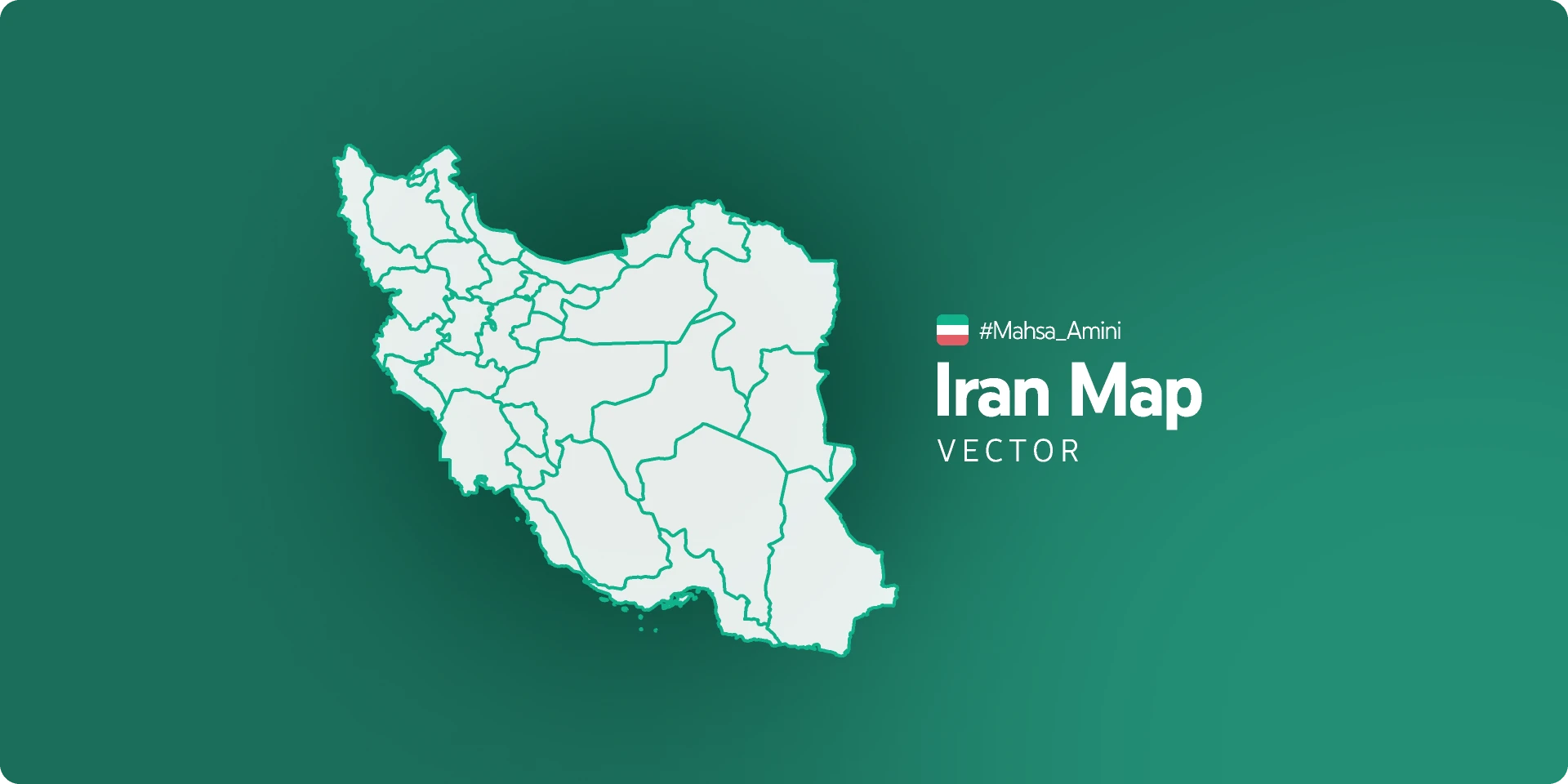 Iran Map for Figma and Adobe XD