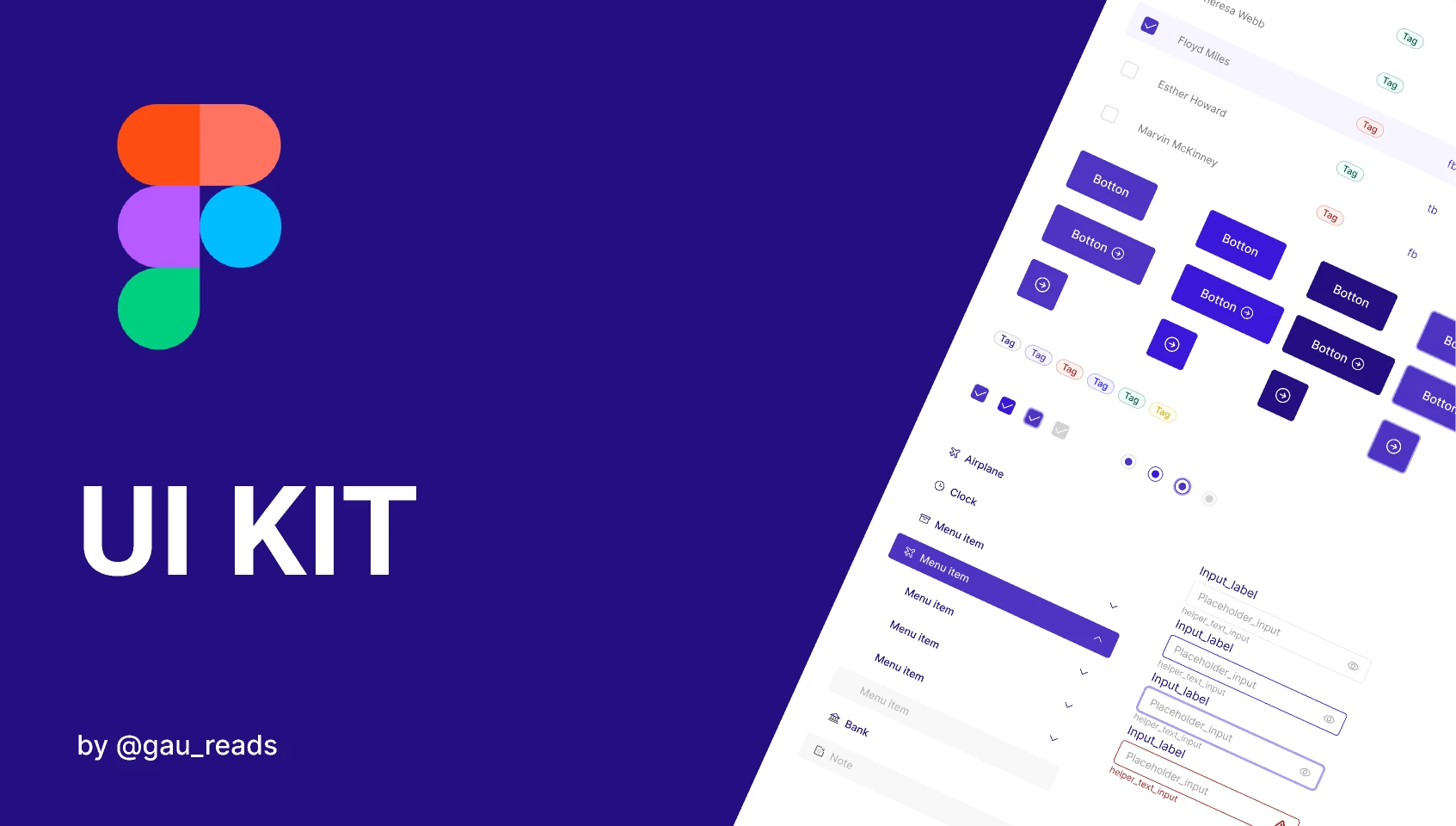 IU-kit for CRM, admin panels for Figma and Adobe XD