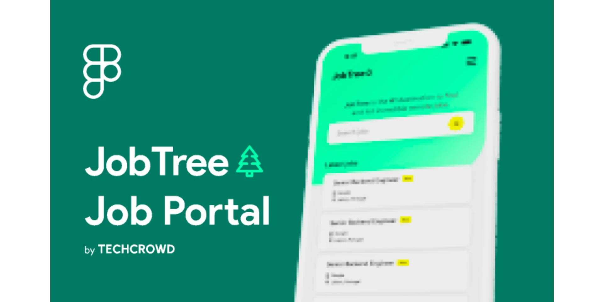 JobTreeJob Portal Mobile App UI for Figma and Adobe XD