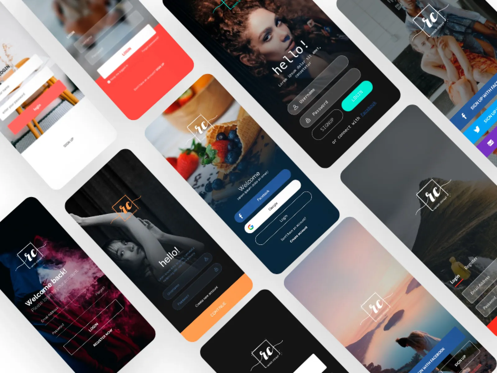 Kotlin UI Kit Layout  - Free Figma Template