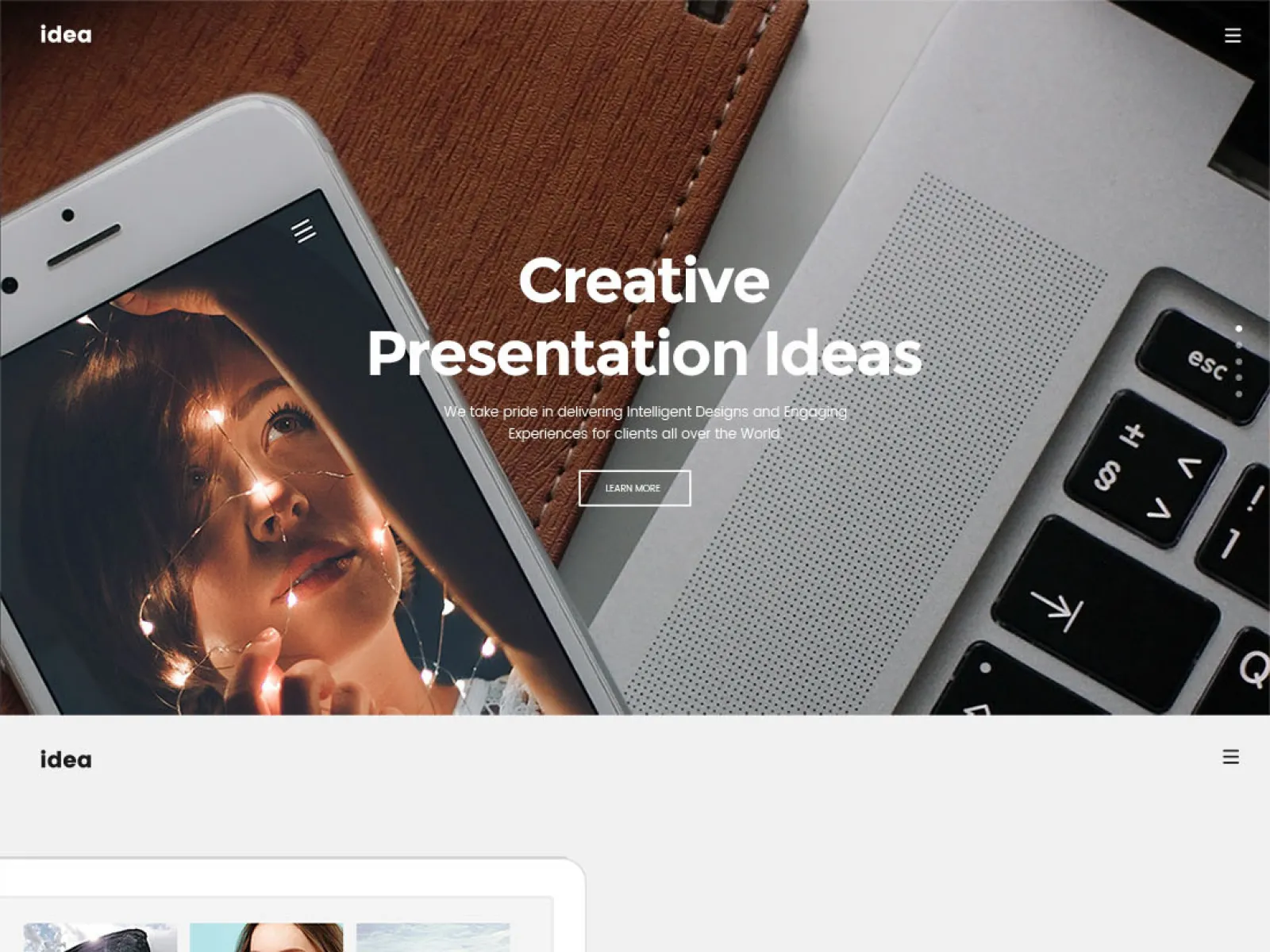 Landing Page for Creatives  - Free Figma Template