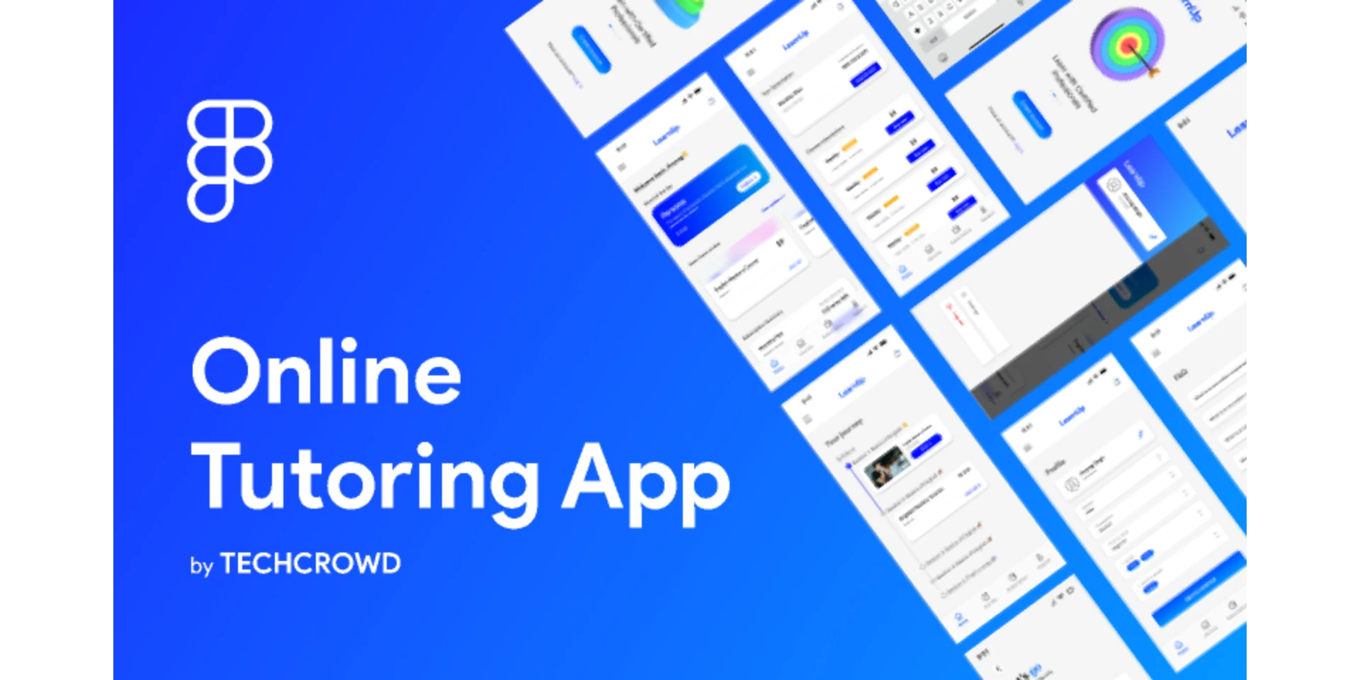 LearnUp - Online Tutoring App for Figma and Adobe XD