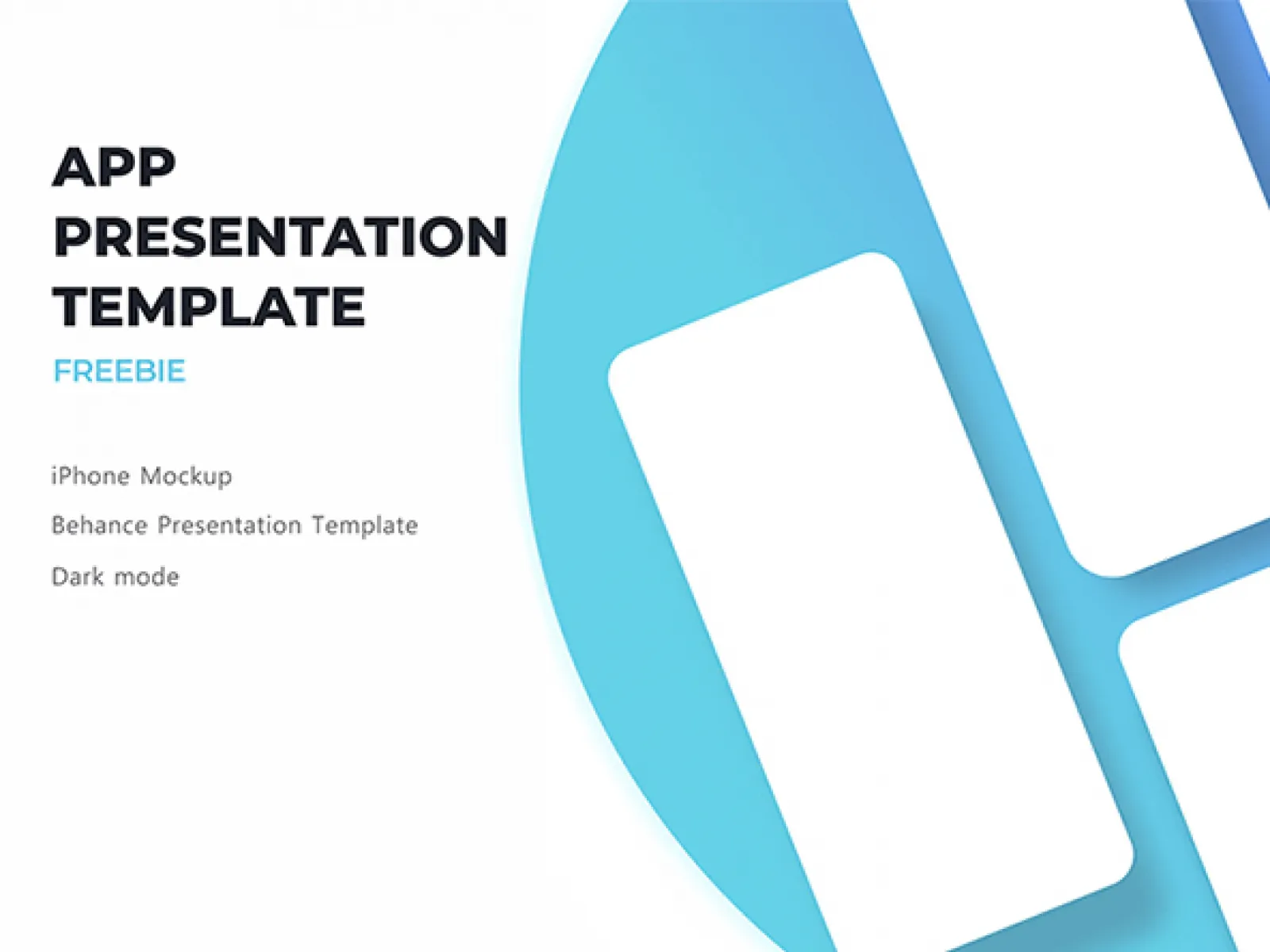 Light App Presentation  - Free Figma Template