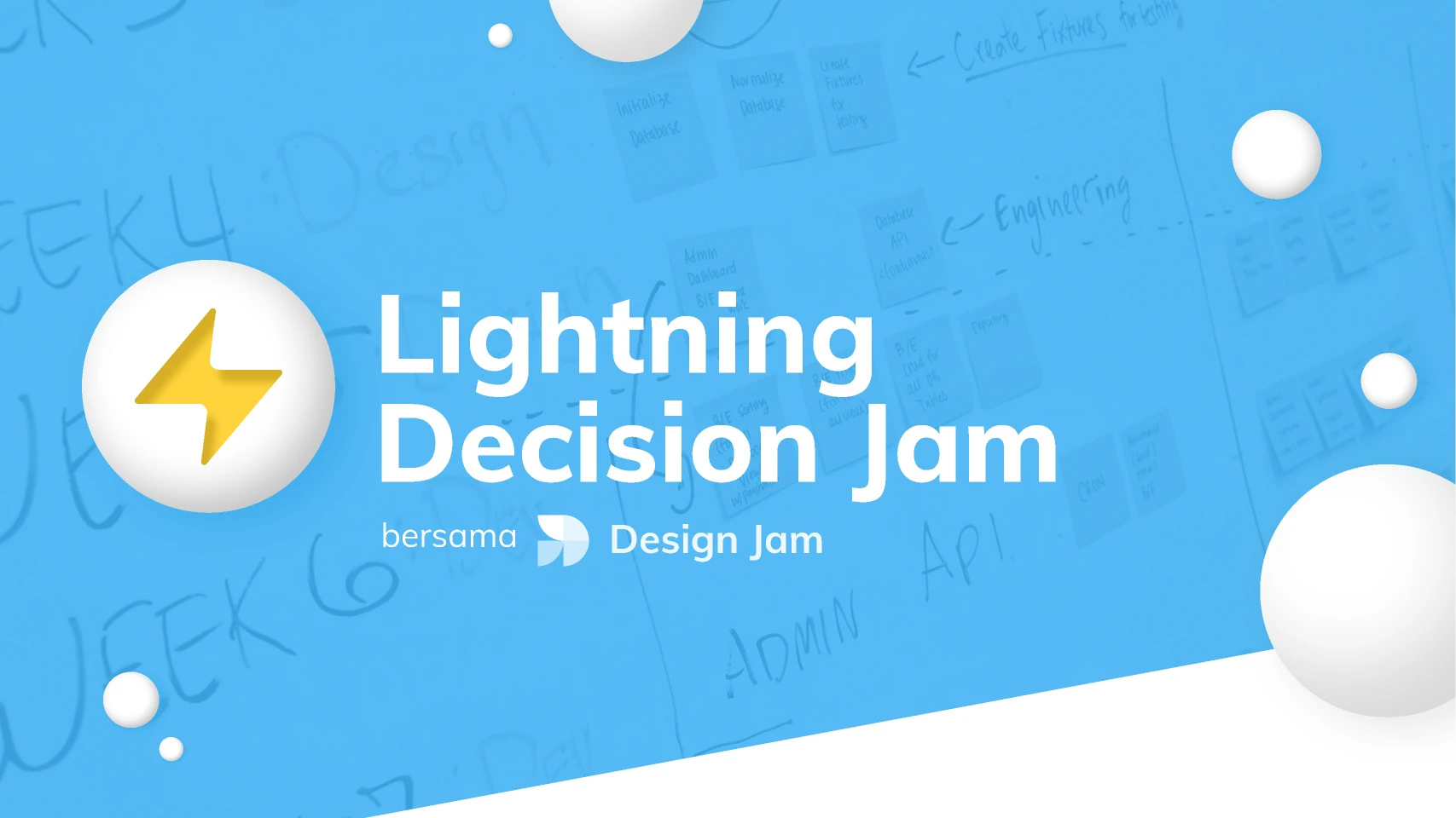 Lighthing Decion Jam - Organizer Template by @designjam.id for Figma and Adobe XD