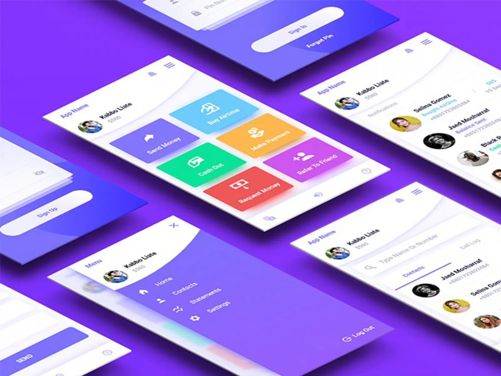 Local Payment App Design  - Free Figma Template