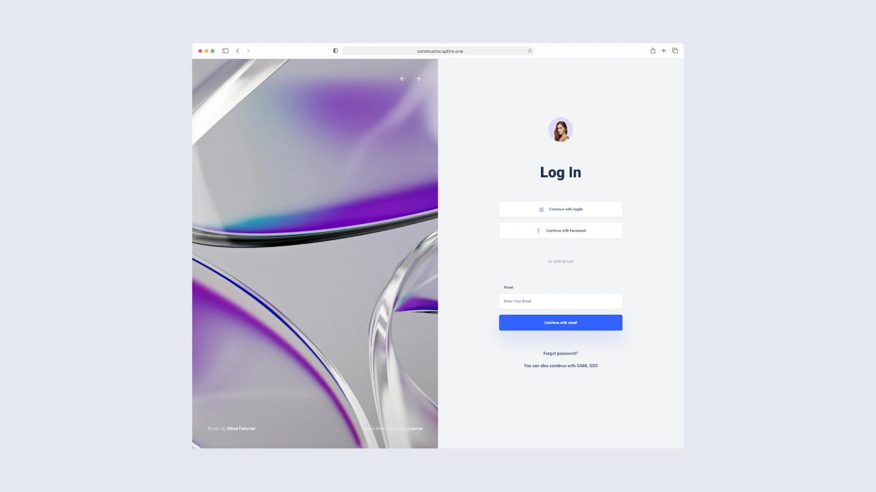 Login Form UI Kit for Figma and Adobe XD
