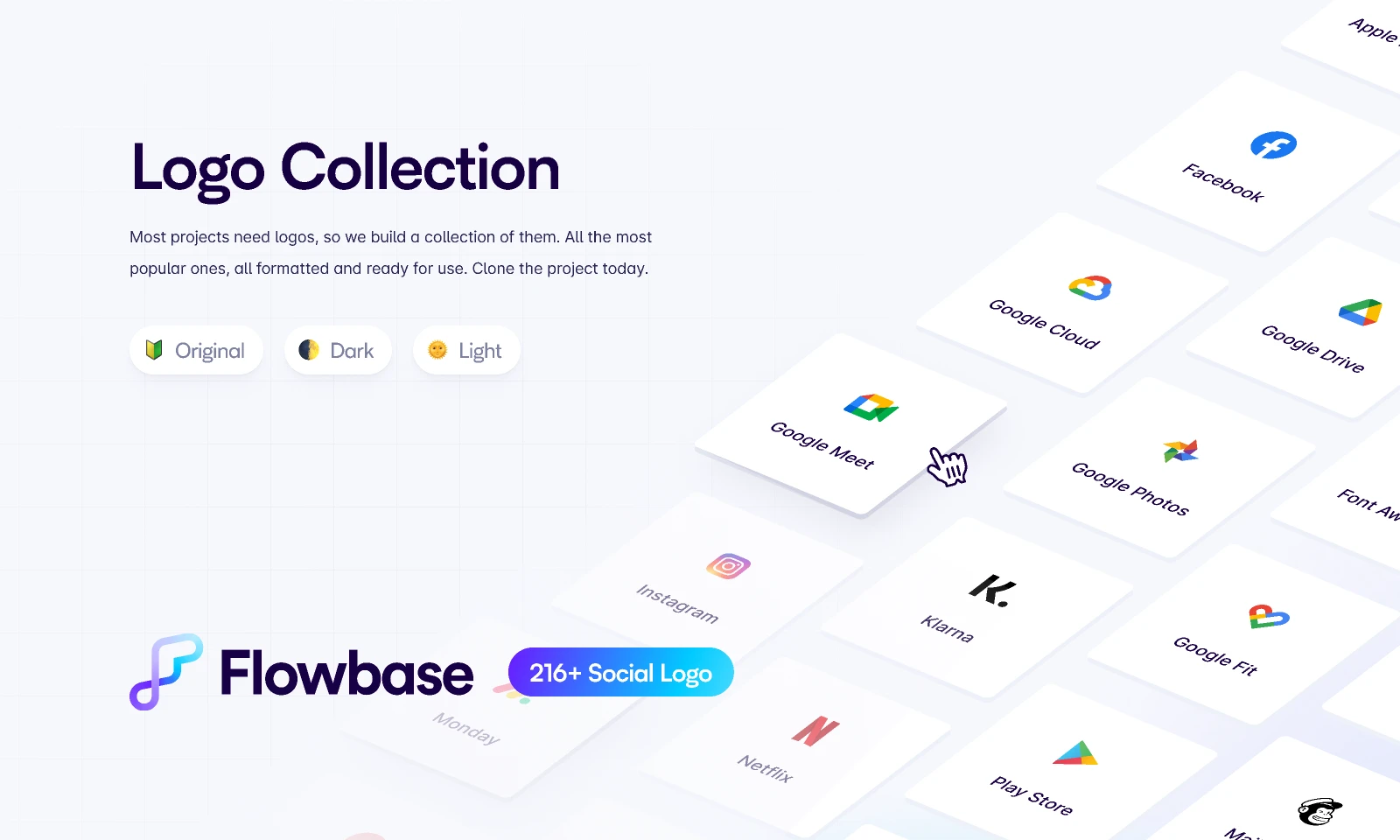 Logo Collection  by Flowbase.co for Figma and Adobe XD