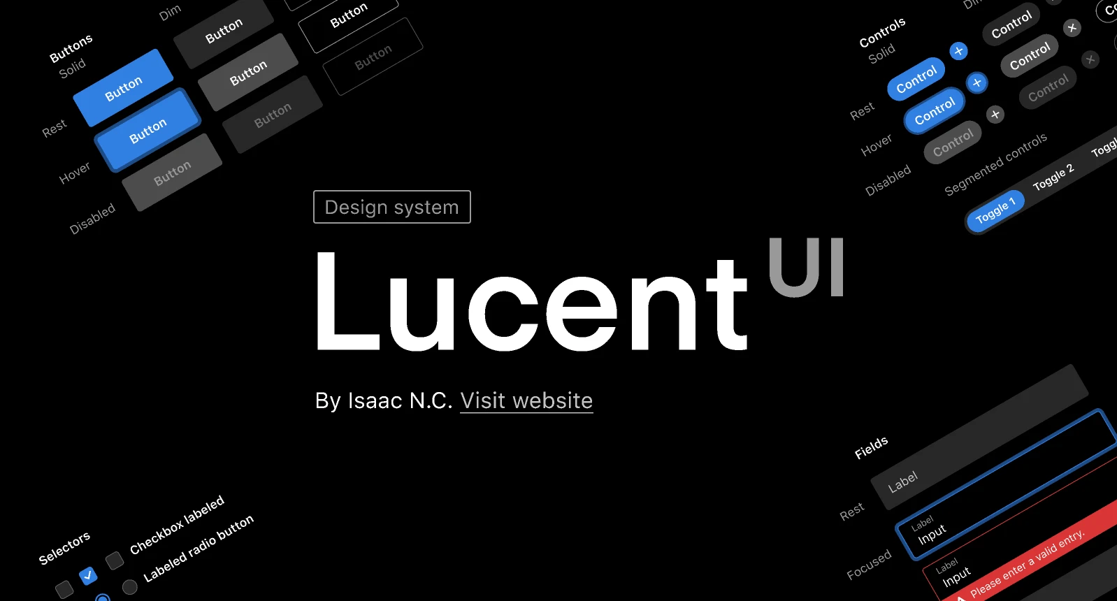 Lucent UI design system V3 for Figma and Adobe XD