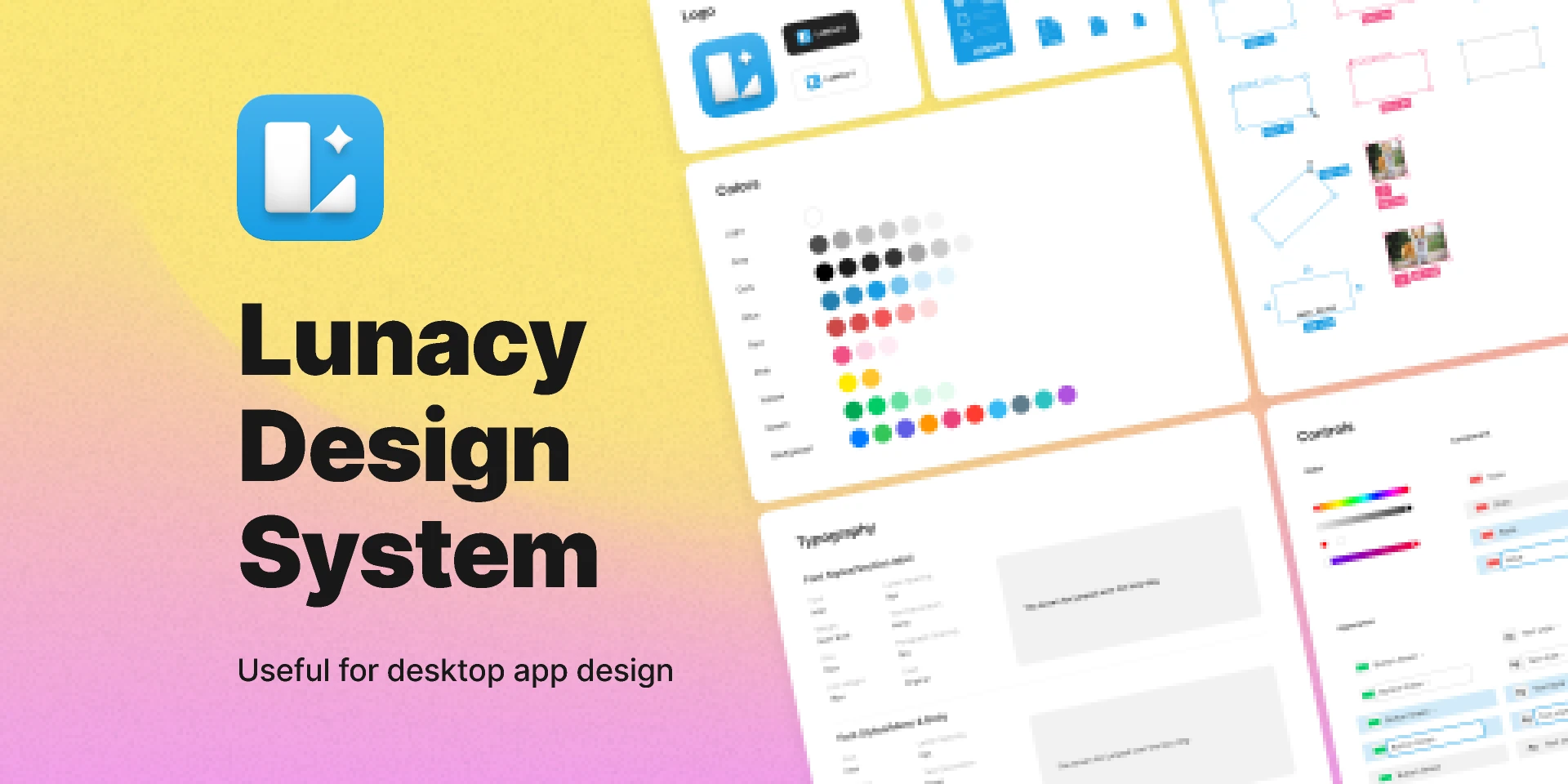 Lunacy Design System for Figma and Adobe XD