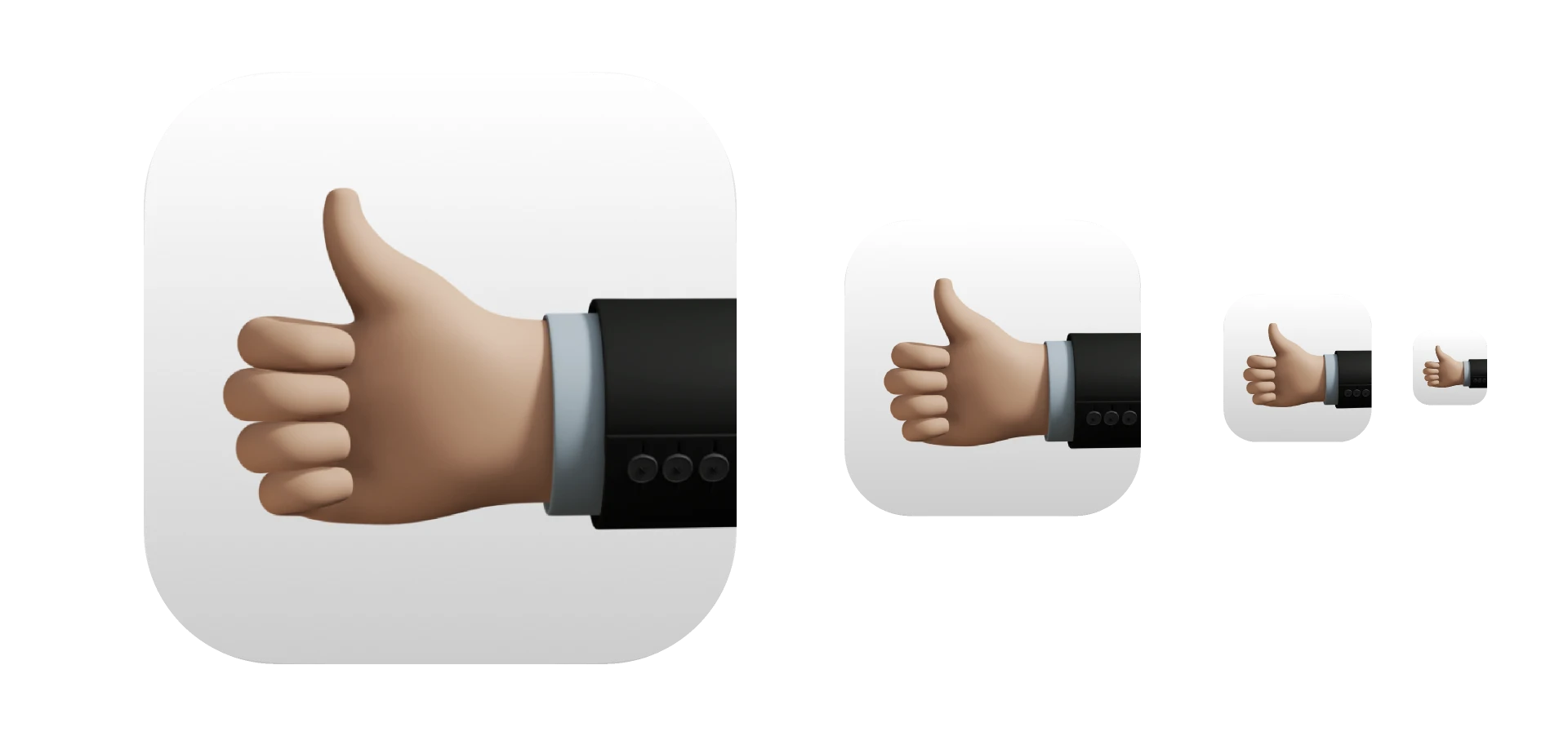 macOS Big Sur Icon With Handz 3D for Figma and Adobe XD