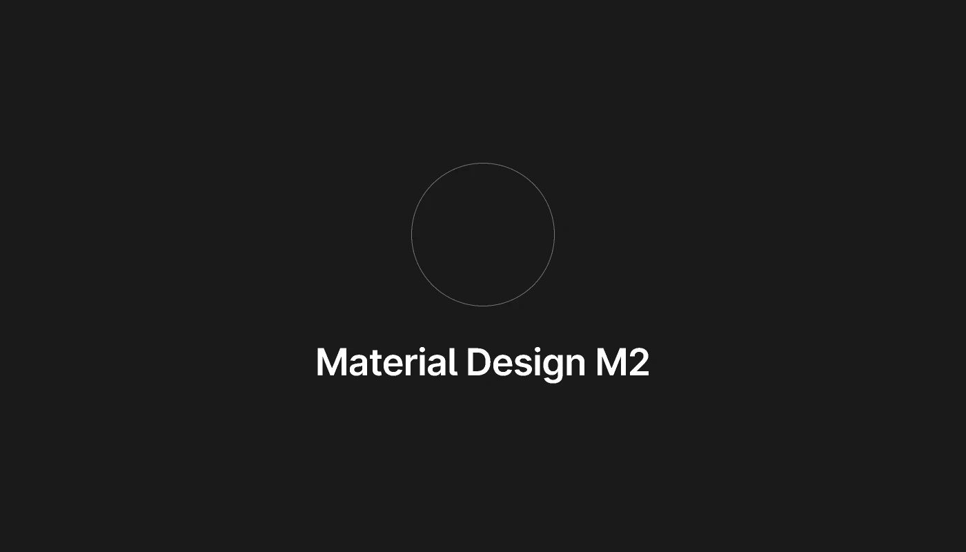 Material Design M2 (WIP) for Figma and Adobe XD