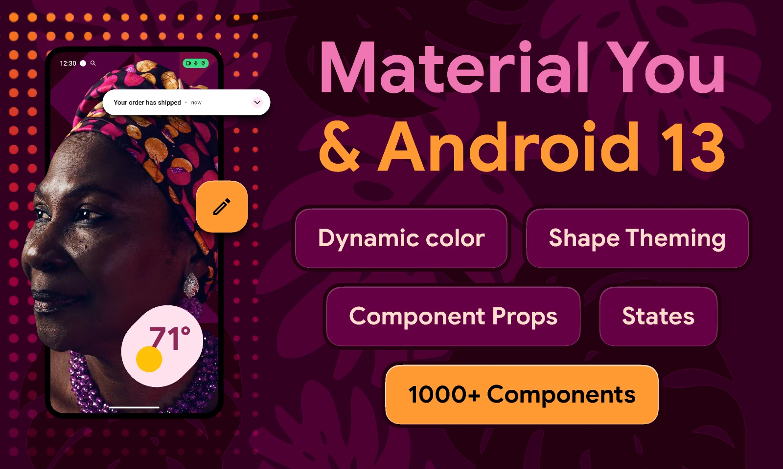 Material You & Android 13 for Figma and Adobe XD
