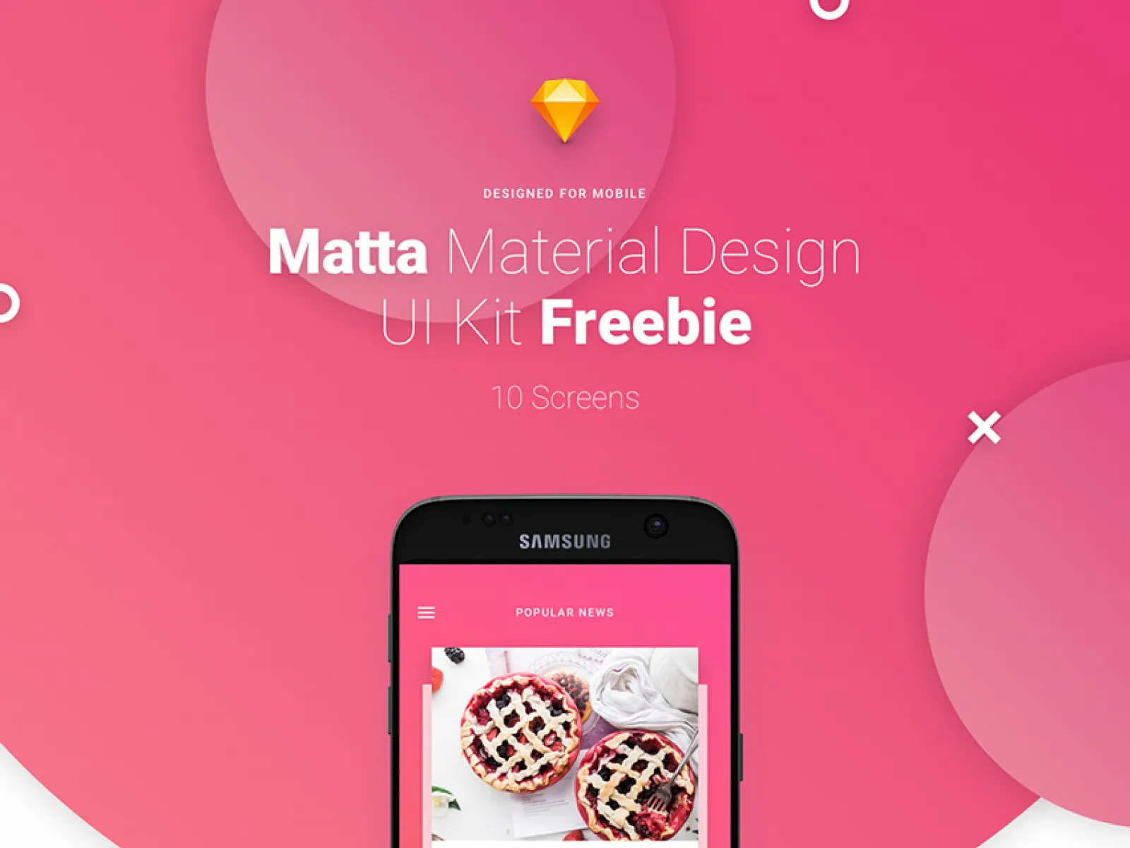 Matta Free App Design UI Kit  - Free Figma Template