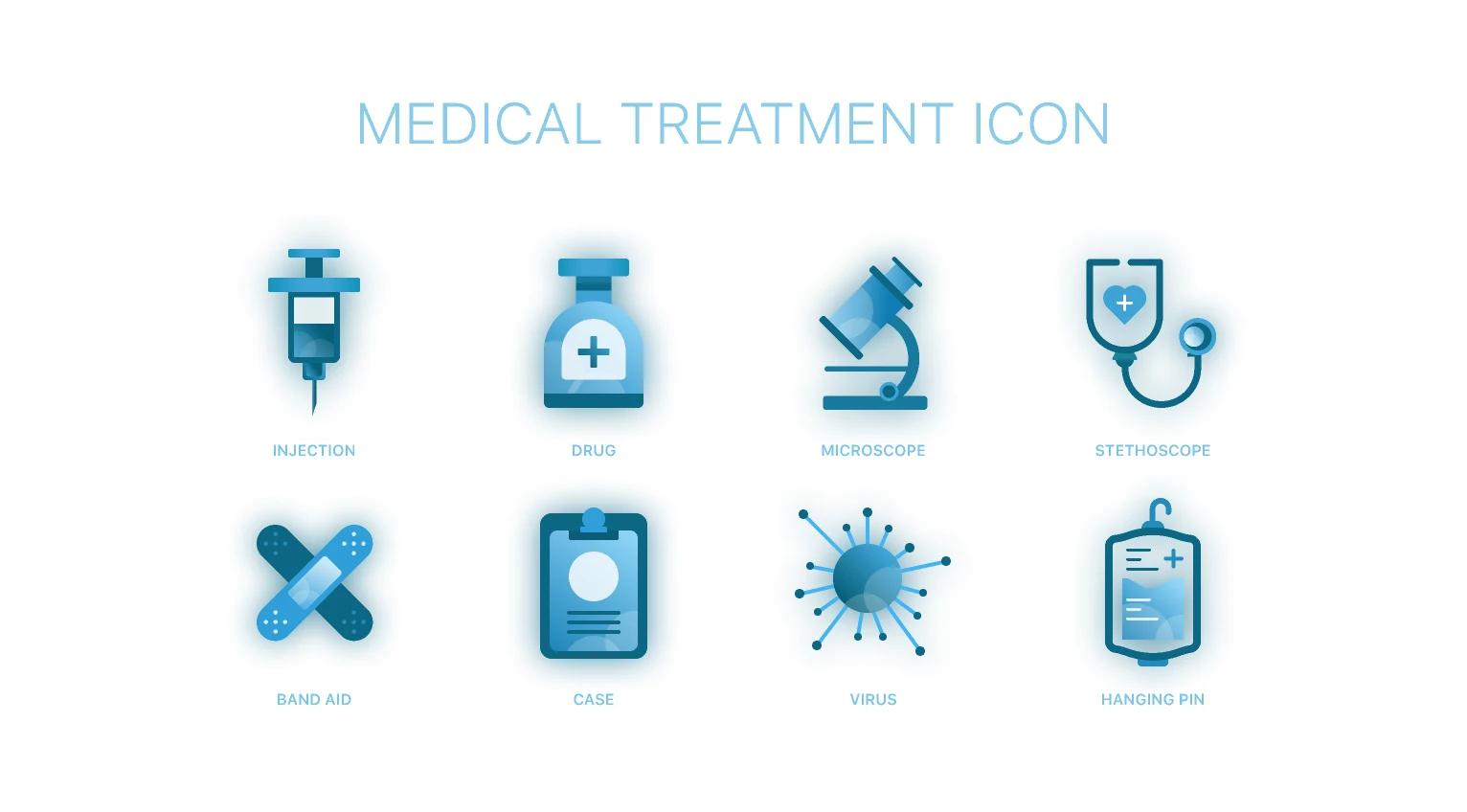 MEDICAL TREATMENT ICON for Figma and Adobe XD