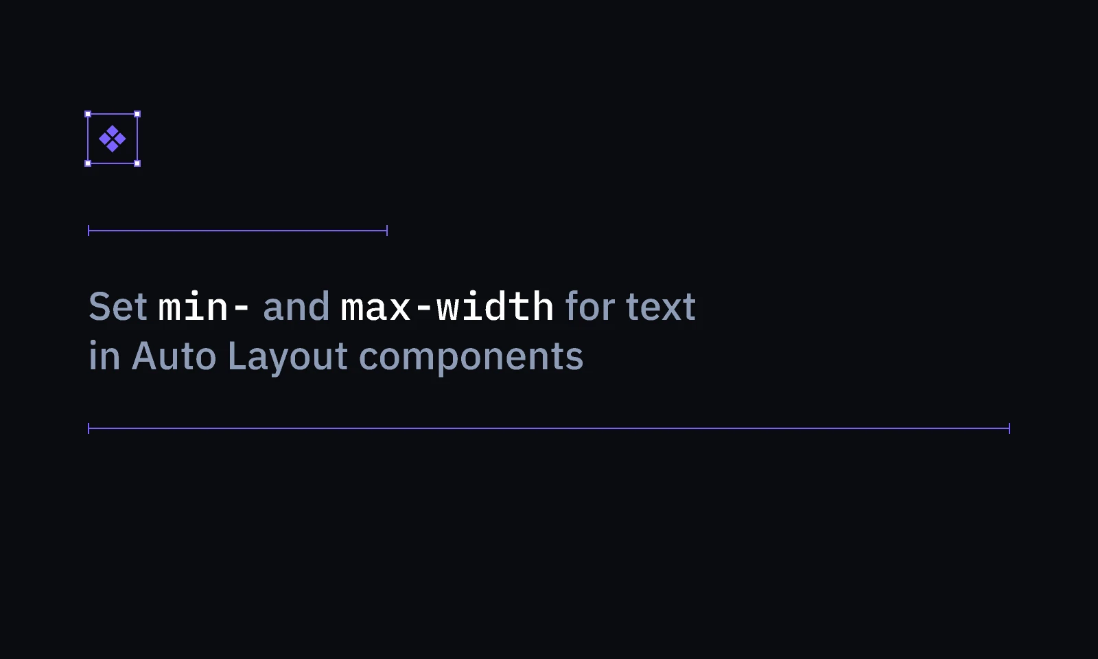 Min-width and Max-width for elements in components for Figma and Adobe XD