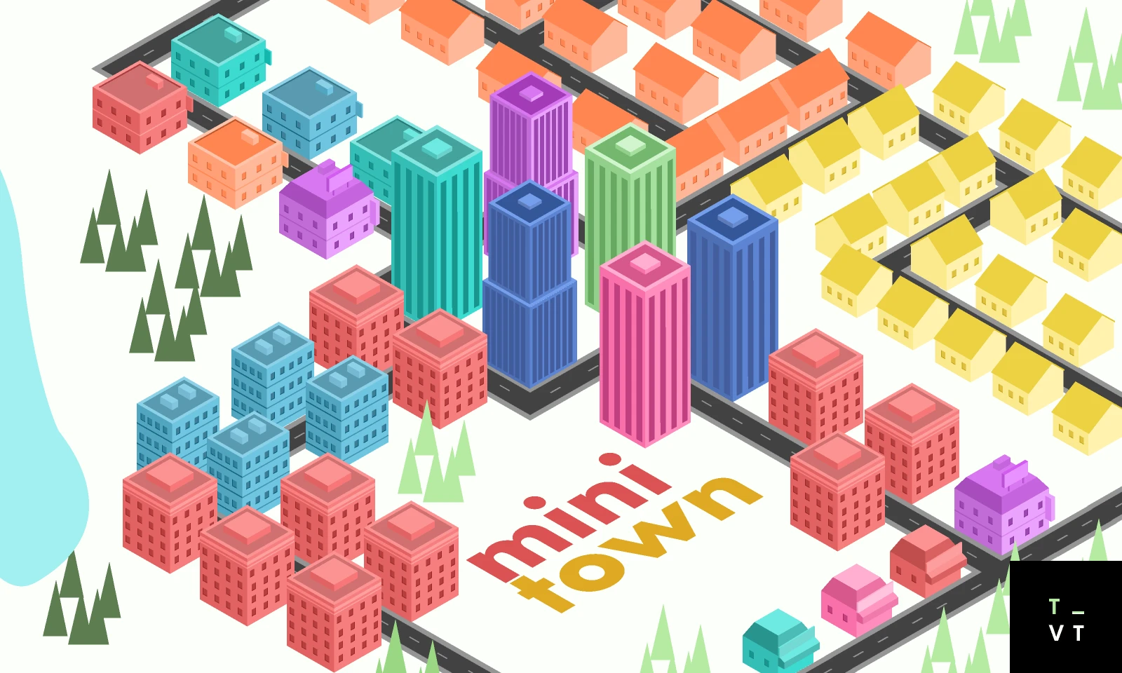 Mini Town for Figma and Adobe XD