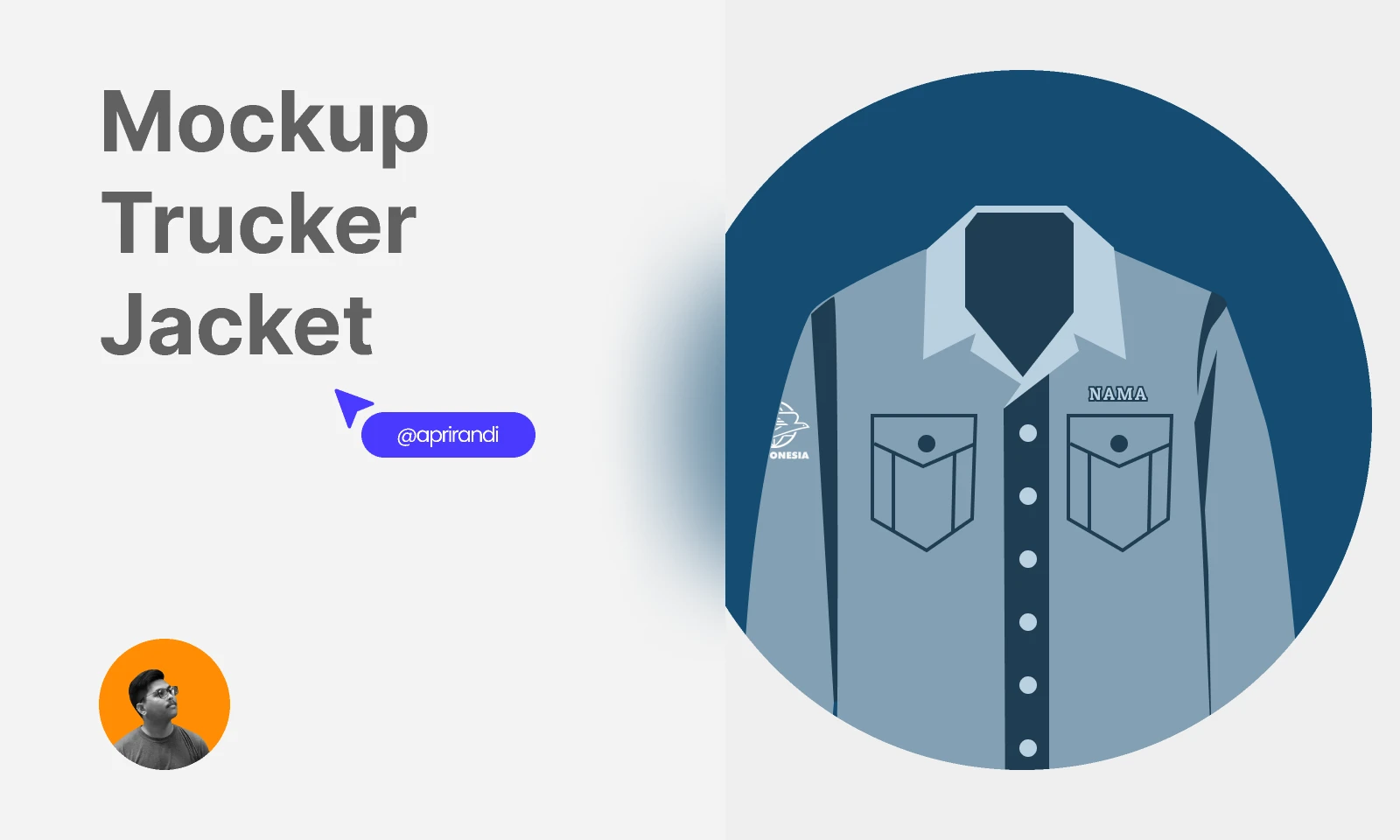Mockup Trucker Jacket for Figma and Adobe XD