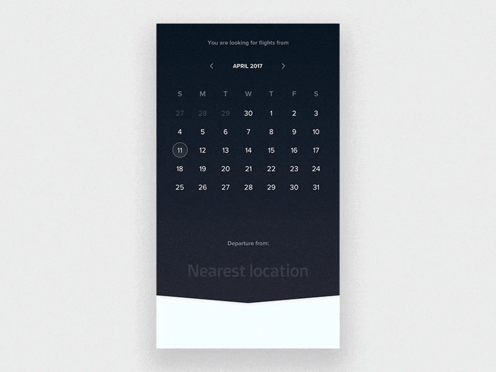 Modern Flights UI Concept  - Free Figma Template