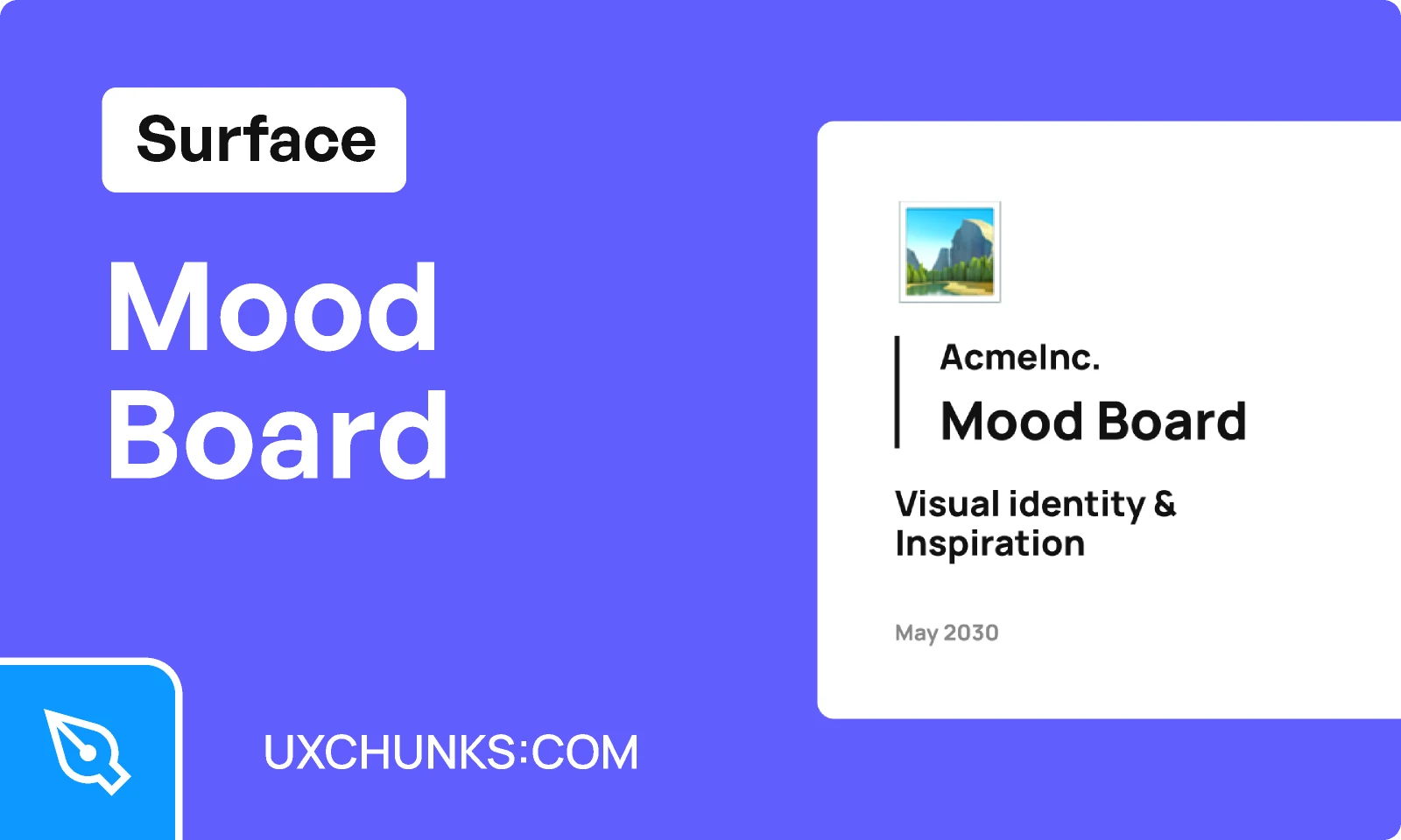 Mood Board (Figma) - uxchunks.com for Figma and Adobe XD