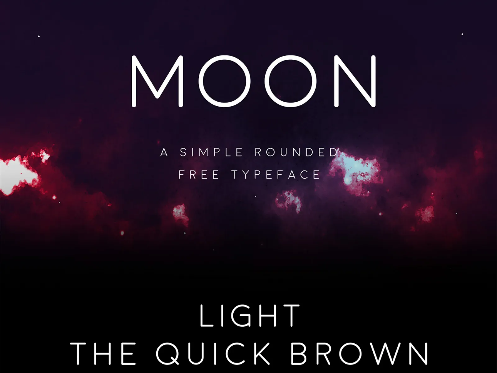 Moon Free Typeface  - Free Figma Template