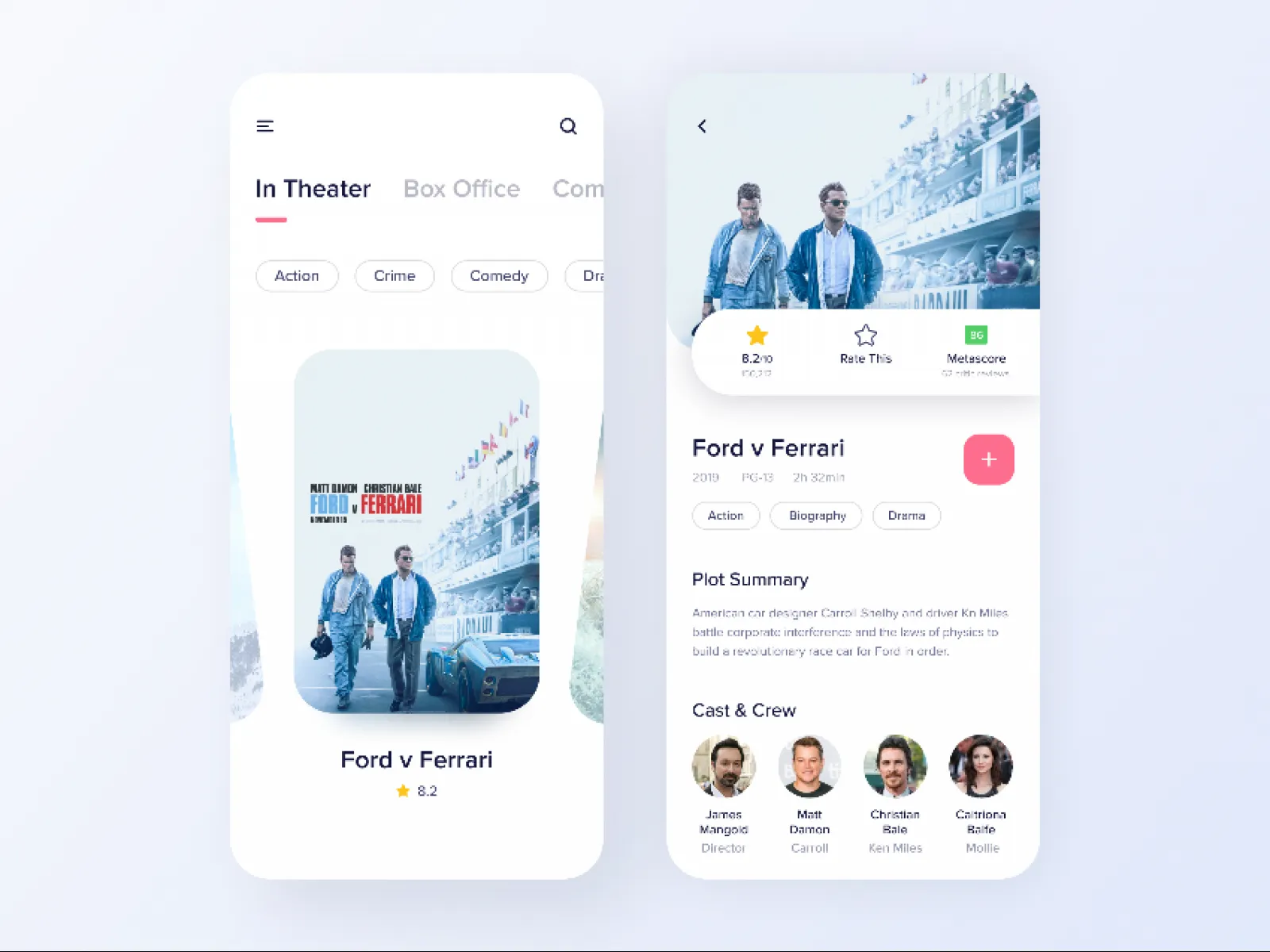 Movie App Design  - Free Figma Template