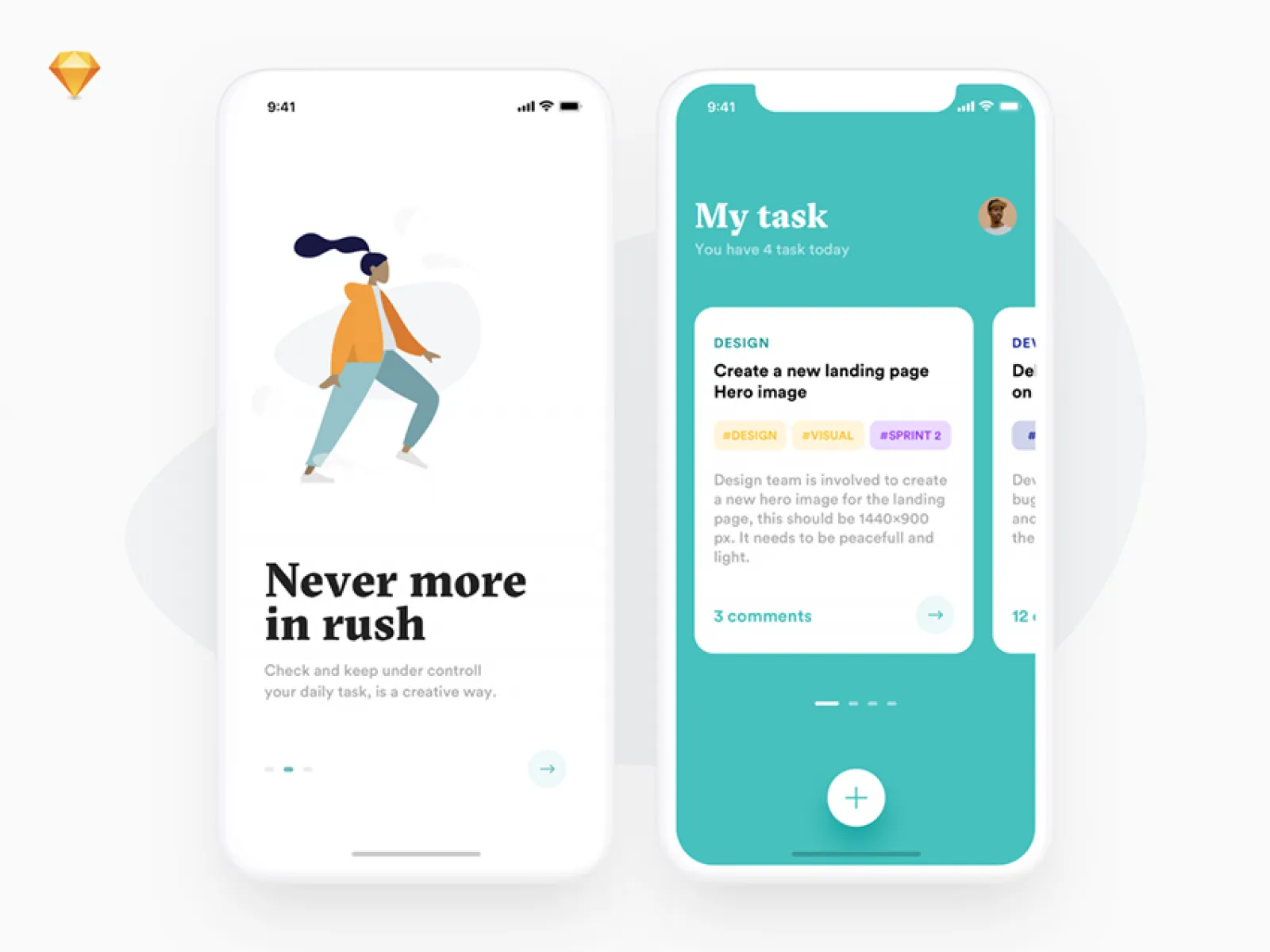 My Tasks App UI Kit  - Free Figma Template