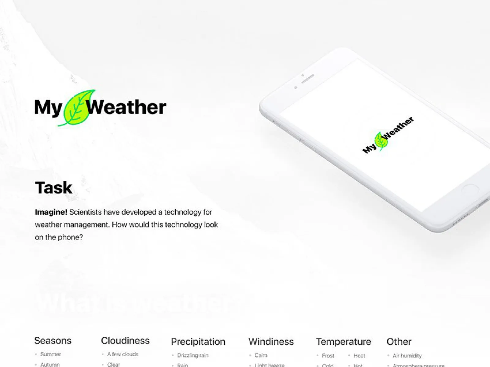 My Weather App Design  - Free Figma Template