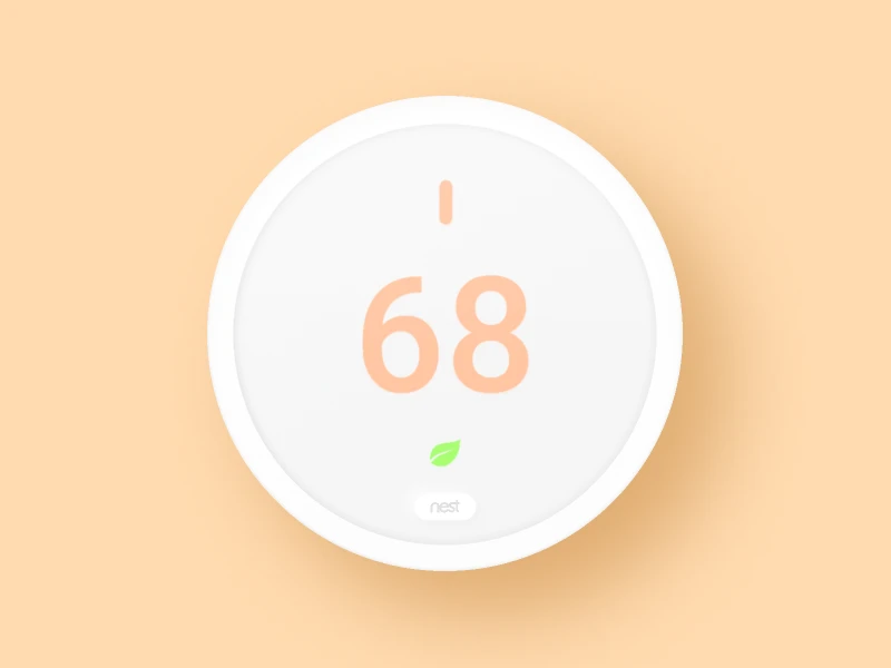 Nest Thermostat E for Figma and Adobe XD