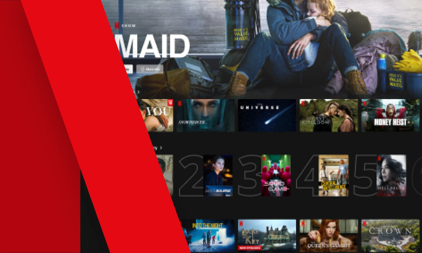 Netflix Interactive Components UI for Figma and Adobe XD