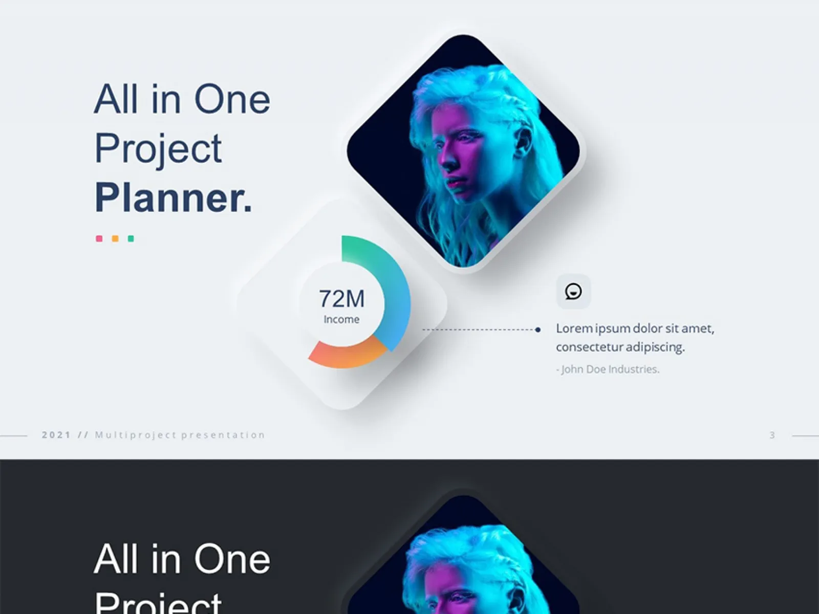 Neumorphic Presentation  - Free Figma Template