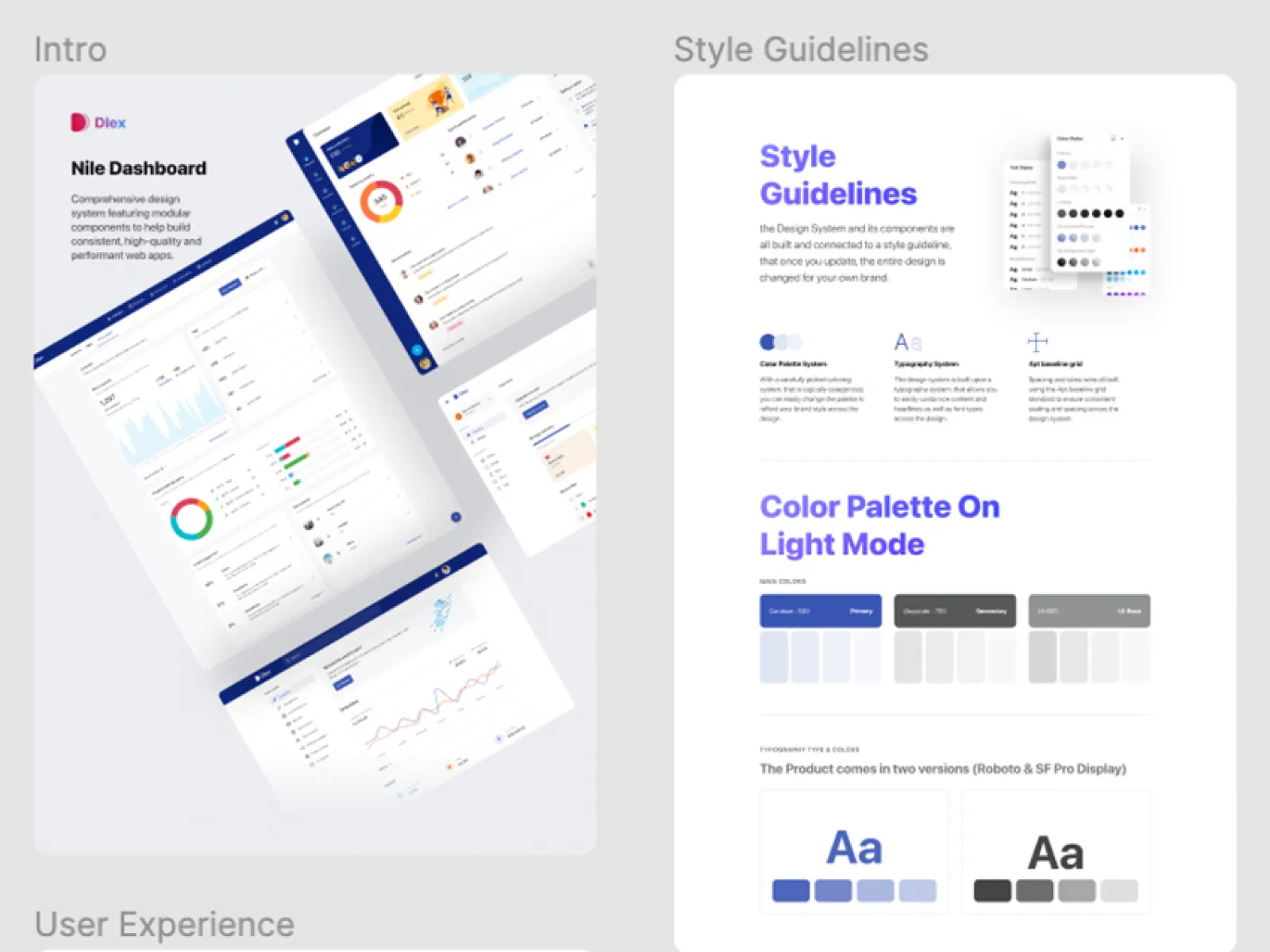 Nile Dashboard and UI Kit  - Free Figma Template