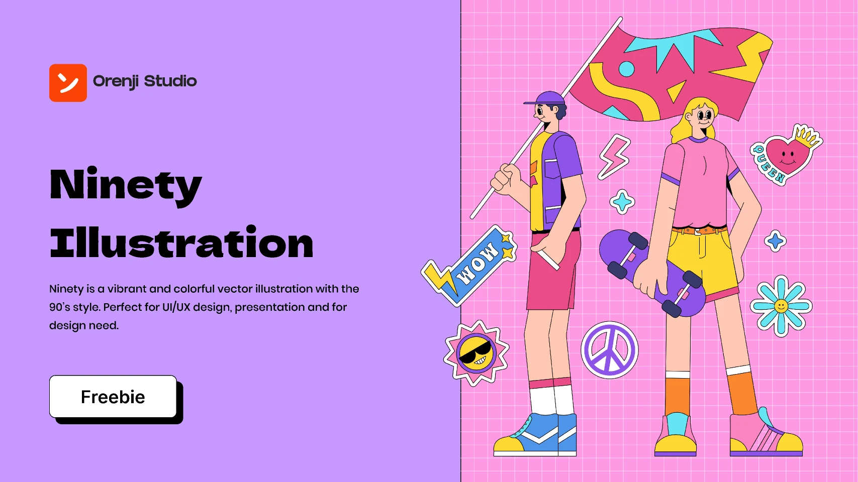 Ninety Illustration Pack for Figma and Adobe XD