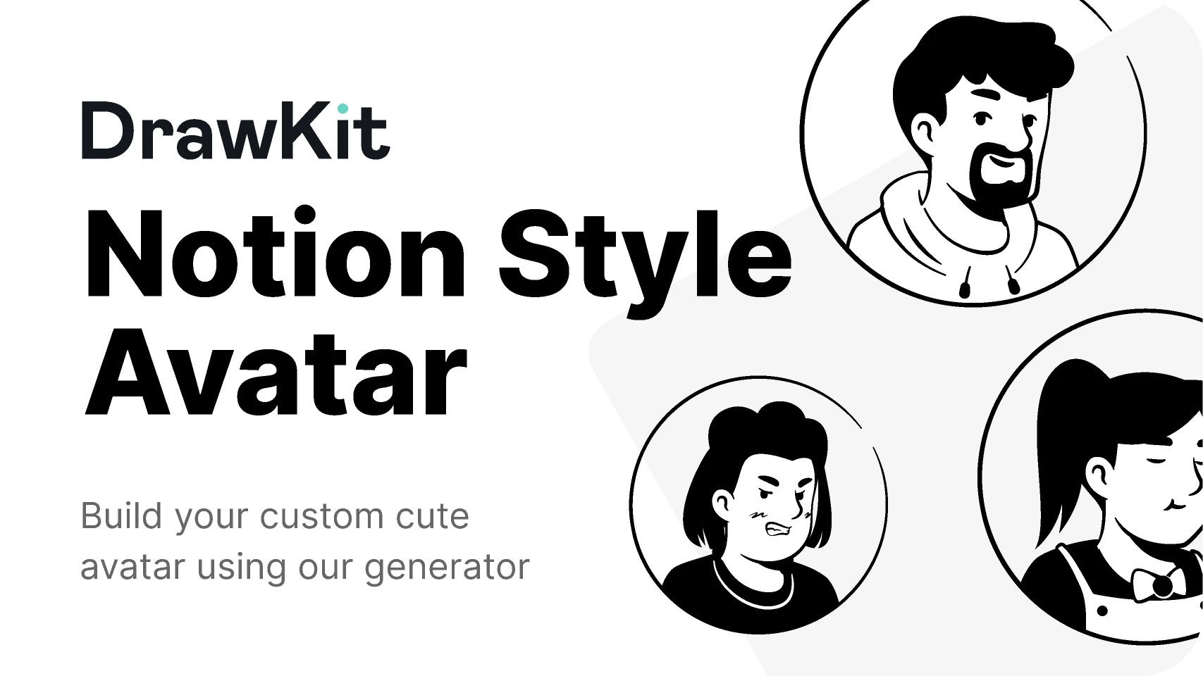 Notion Avatar Creator - Free | DrawKit for Figma and Adobe XD