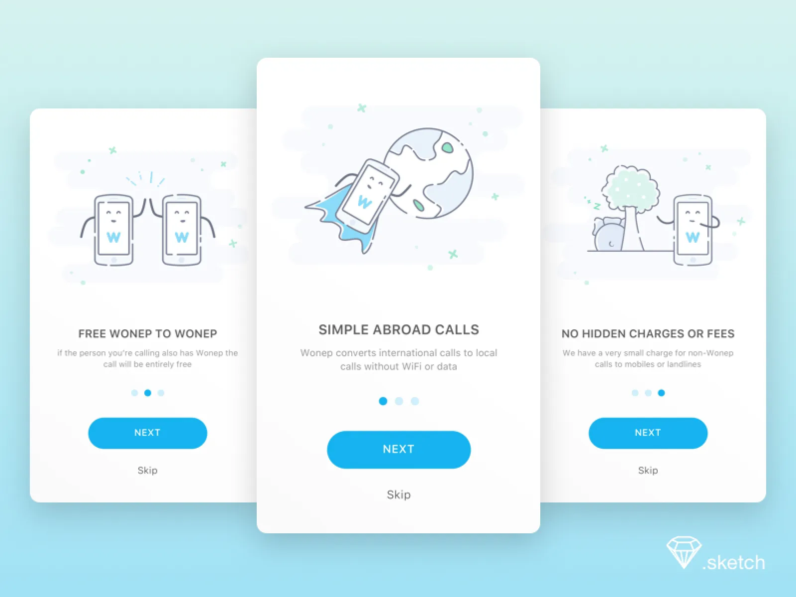 Onboarding Mobile Screens  - Free Figma Template