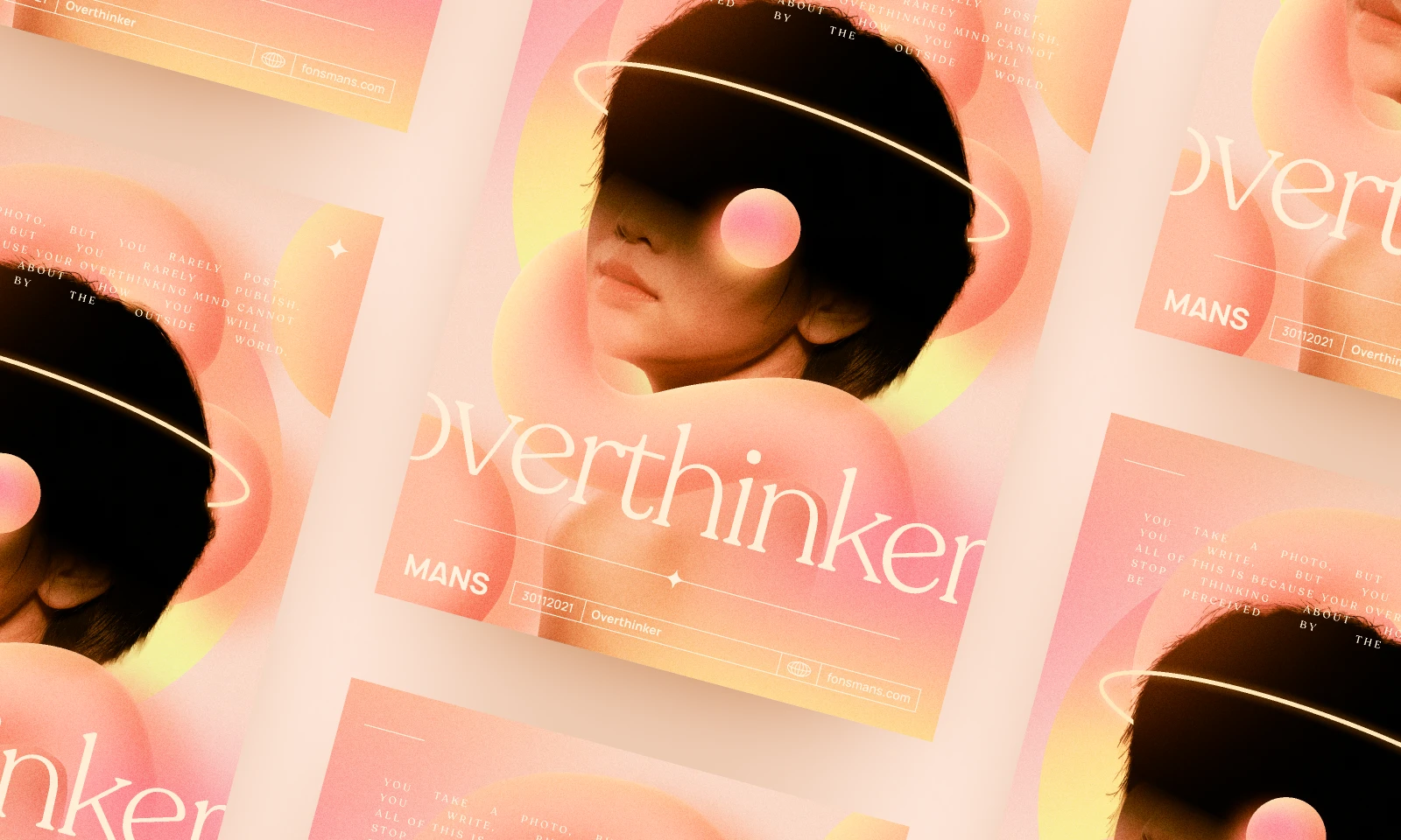 Overthinker  Visual Experiment for Figma and Adobe XD