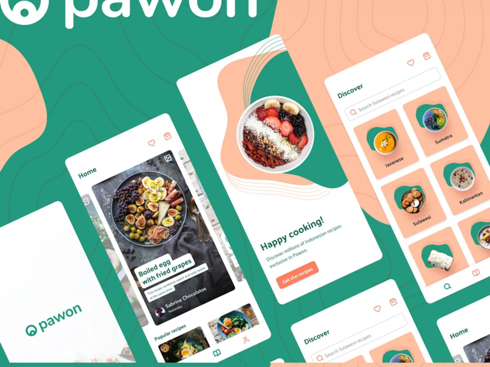 Pawon Indonesian Recipes  - Free Figma Template