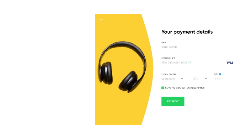 Payment Checkout for Figma and Adobe XD