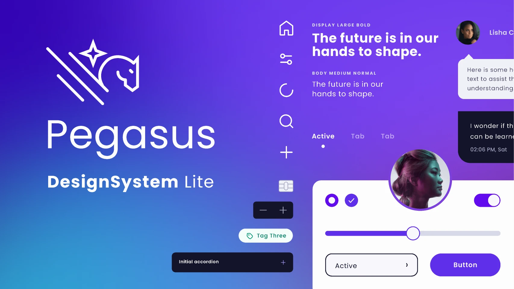 Pegasus Design System + Free UI Kit for Figma and Adobe XD